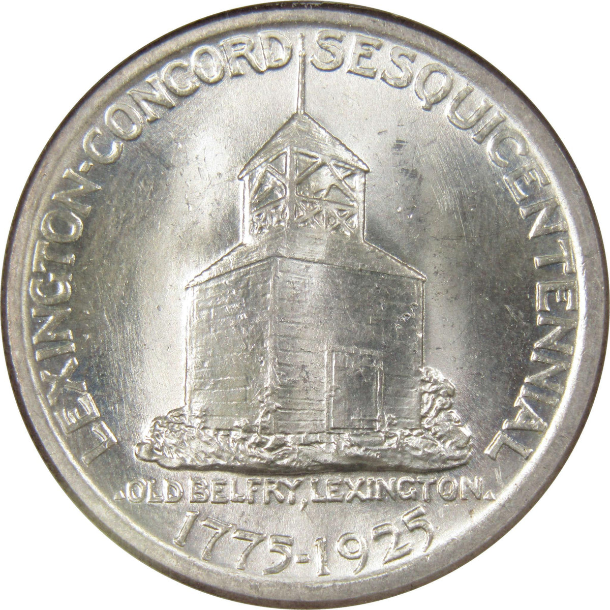 1925 Lexington-Concord Sesquicentennial Silver 50c MS 65 NGC