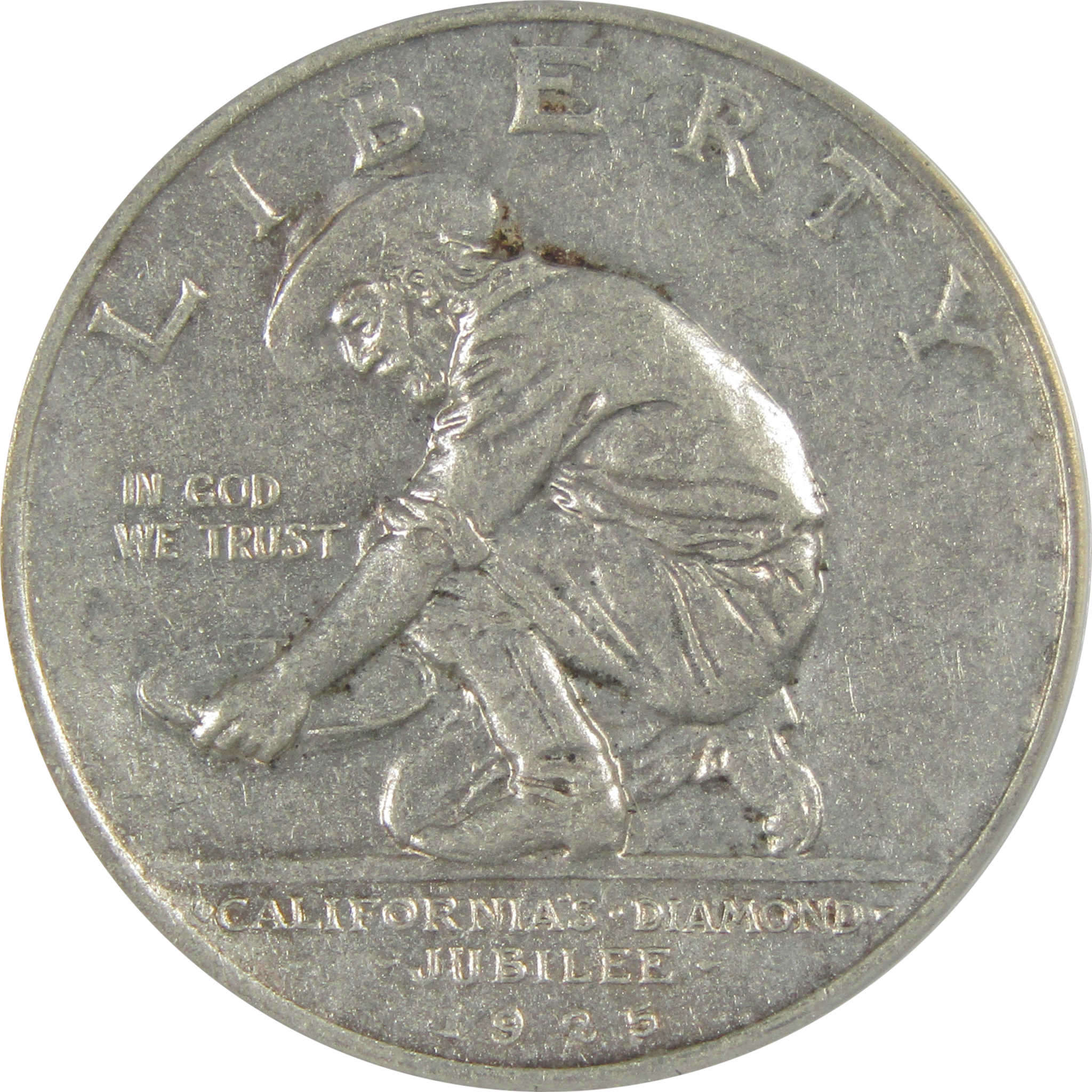 California Diamond Jubilee 50C 1925 S AU 55 Details ANACS SKU:CP152