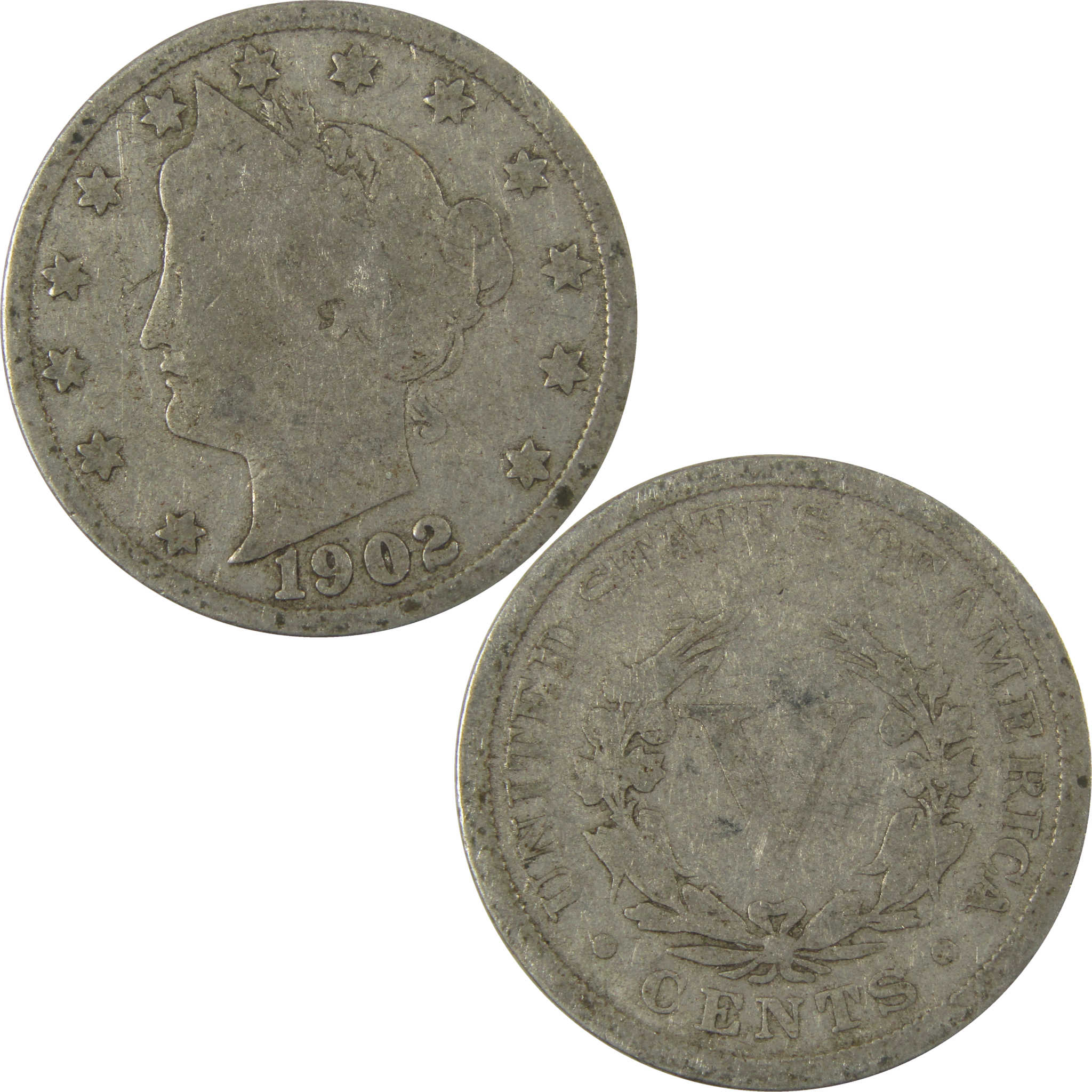 1902 Liberty Head V Nickel G Good 5c Coin SKU:I27214