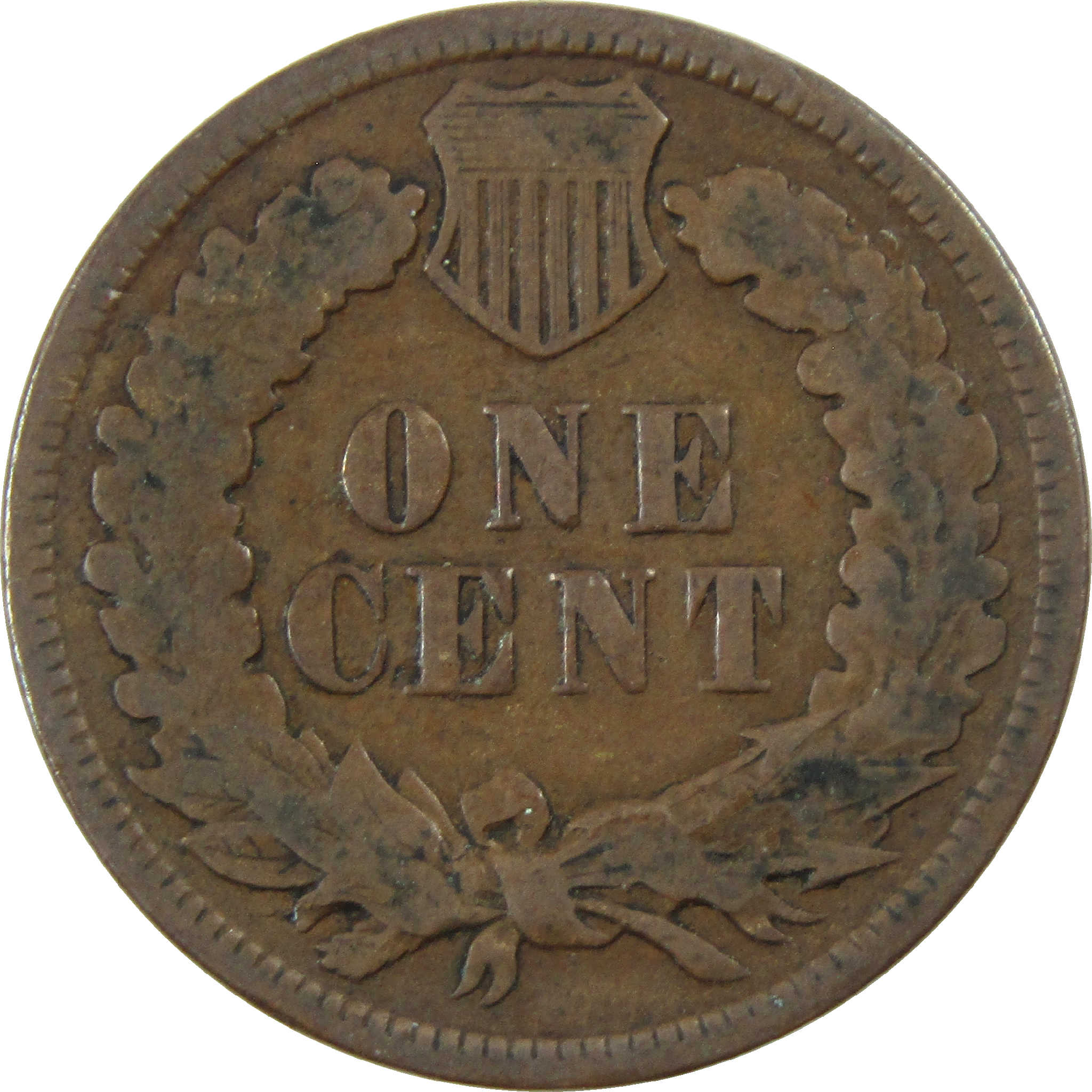 1909 Indian Head Cent AG About Good Penny 1c Coin SKU:I12179