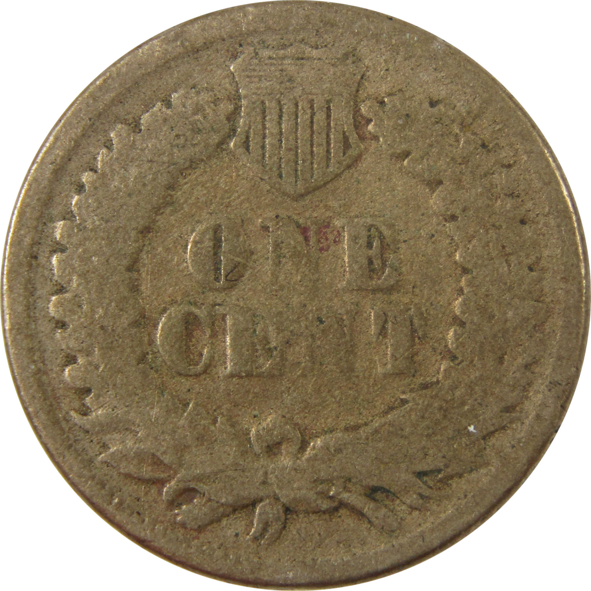 1864 Indian Head Copper-Nickel Cent G Good Details Penny SKU:CP1222
