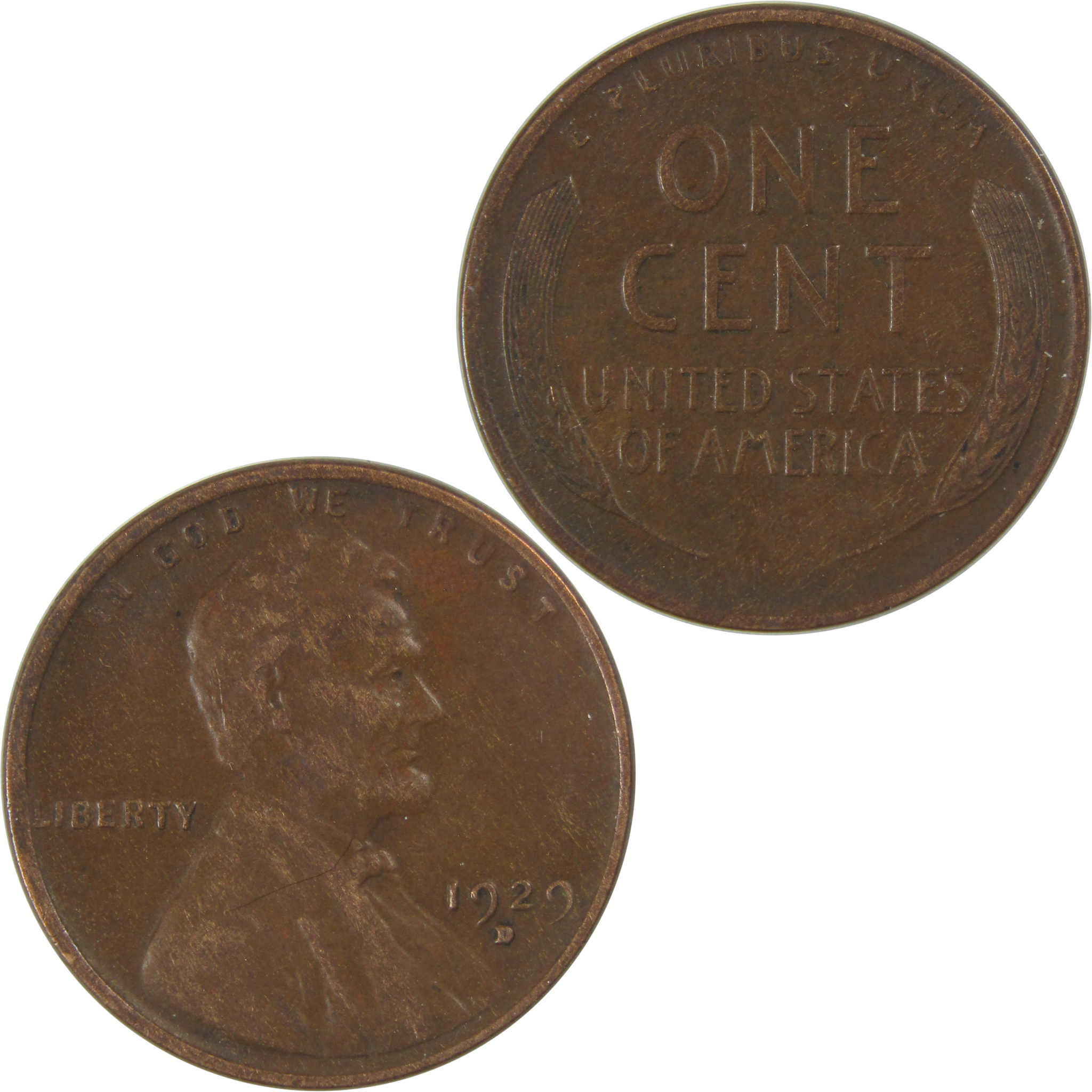 1929 D Lincoln Wheat Cent XF EF Extremely Fine Penny SKU:I23742