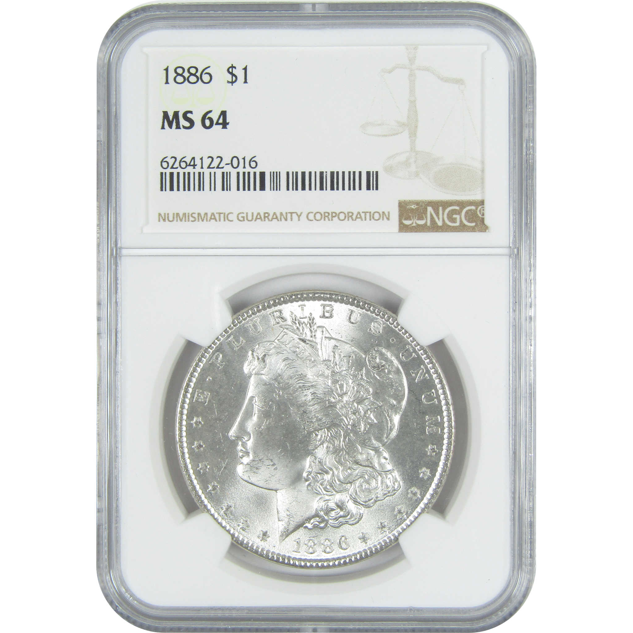 1886 Morgan Dollar MS 64 NGC Silver $1 Uncirculated Coin SKU:I15637 - Morgan coin - Morgan silver dollar - Morgan silver dollar for sale - Profile Coins &amp; Collectibles