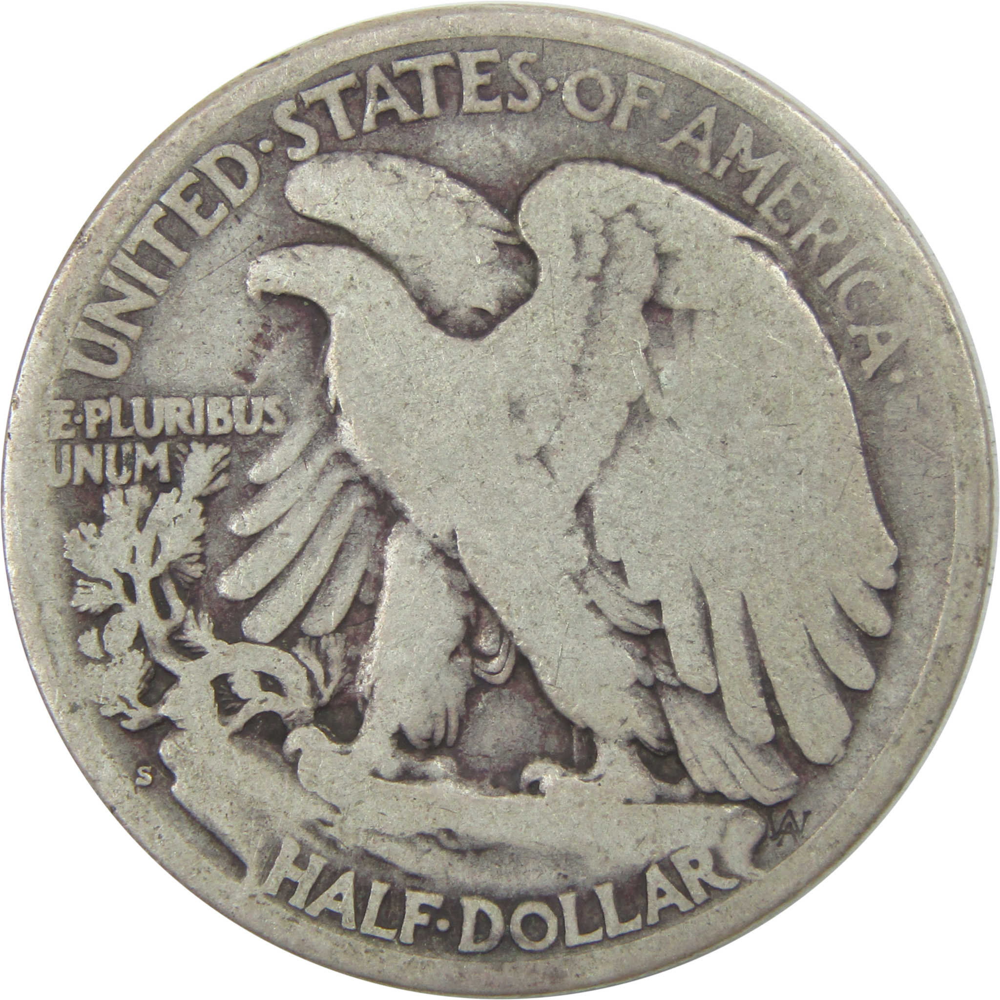 1917 S Reverse Liberty Walking Half Dollar VG Very Good SKU:I15263