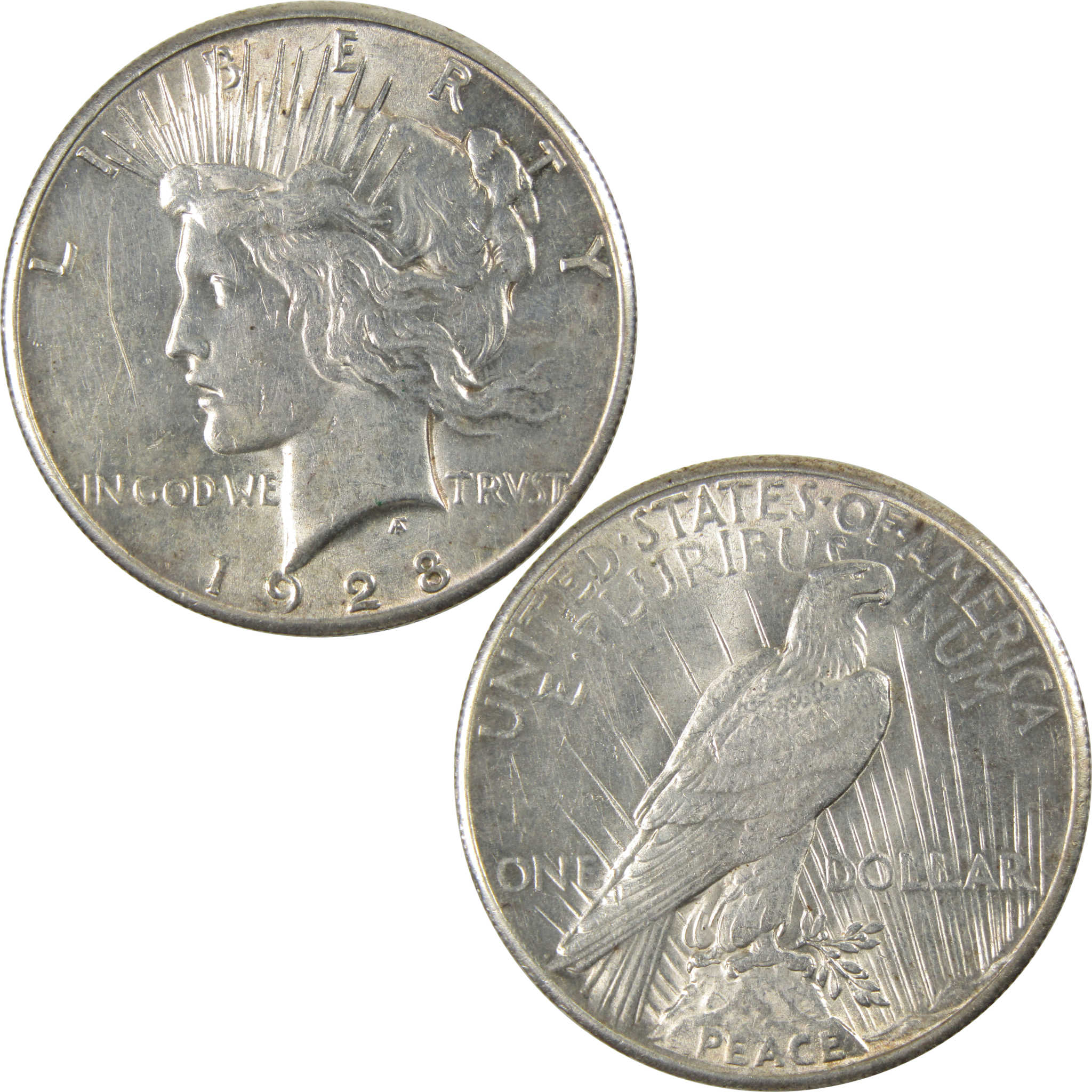 1928 Peace Dollar XF EF Extremely Fine 90% Silver $1 Coin SKU:I8299
