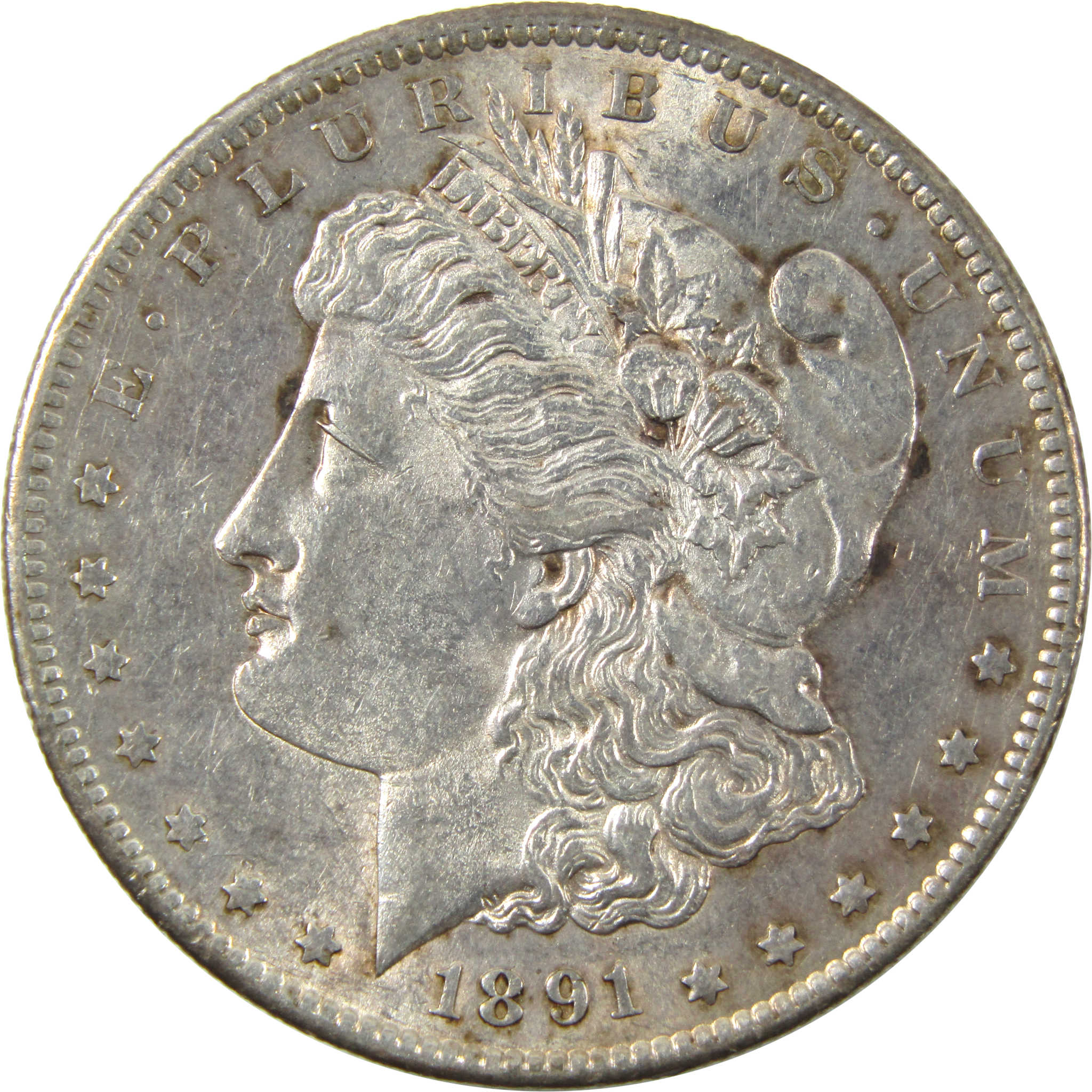 1891 S Morgan Dollar XF EF Extremely Fine Silver $1 Coin SKU:I14193 - Morgan coin - Morgan silver dollar - Morgan silver dollar for sale - Profile Coins &amp; Collectibles