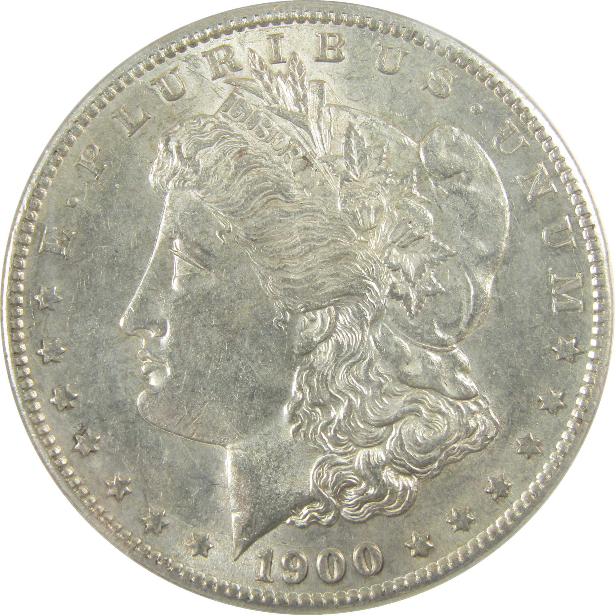 1900 S Morgan Silver Dollar AU 58 ANACS $1 Coin Collectible SKU:I28052
