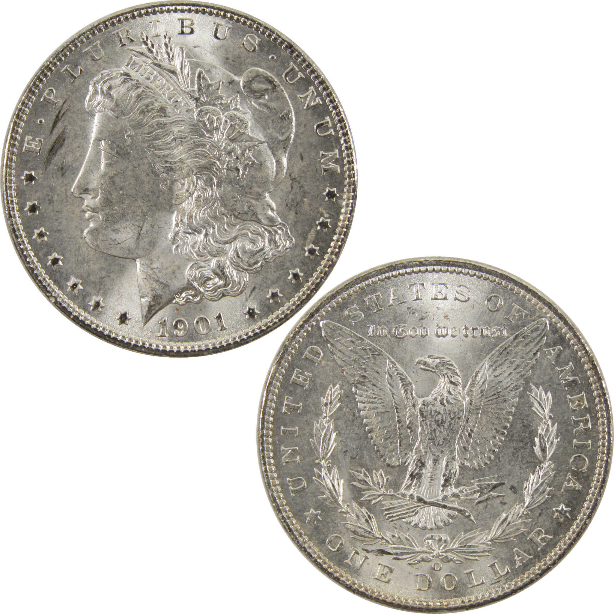 1901 O Morgan Dollar BU Uncirculated 90% Silver $1 Coin SKU:I10473 - Morgan coin - Morgan silver dollar - Morgan silver dollar for sale - Profile Coins &amp; Collectibles