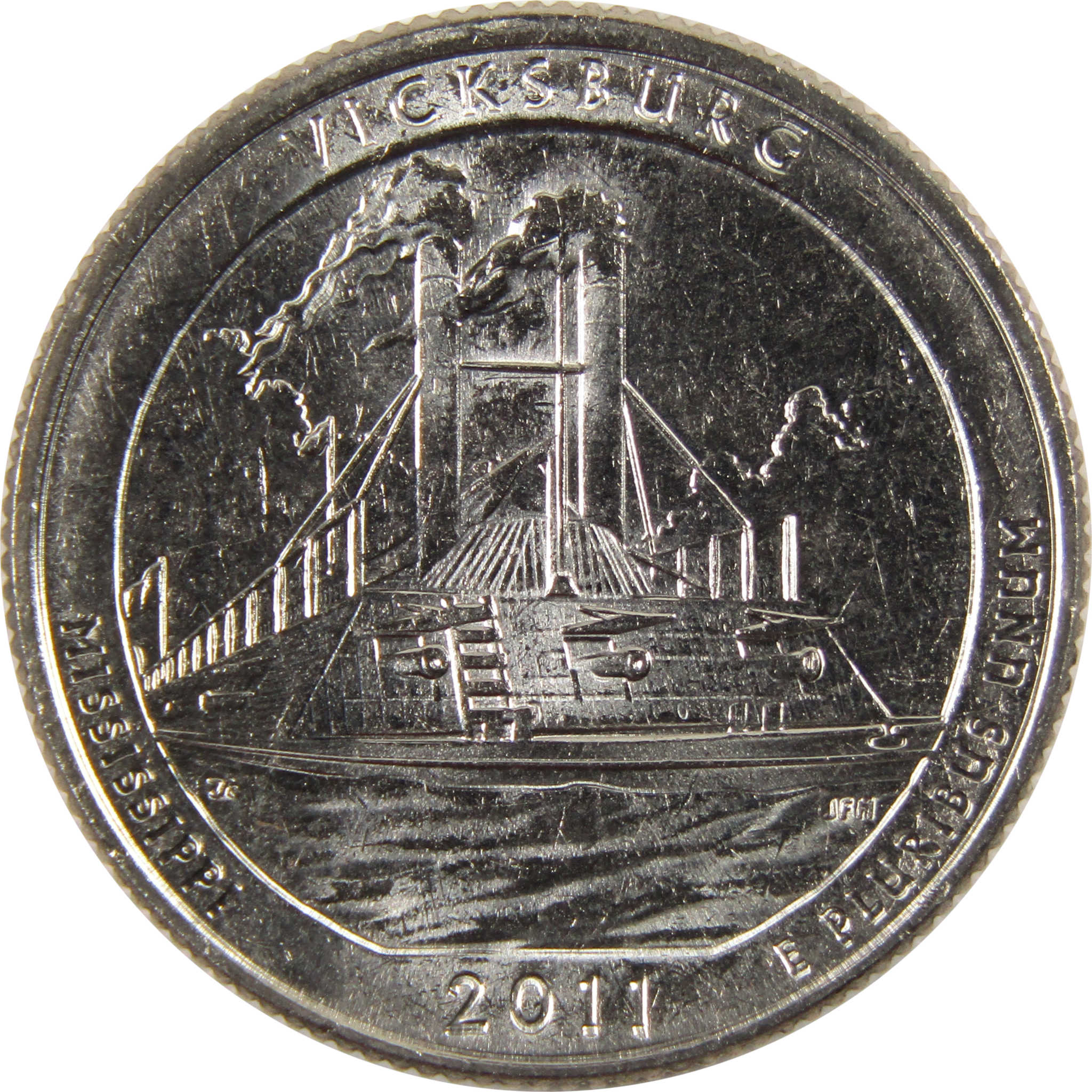 2011 D Vicksburg National Military Park Quarter Uncirculated Clad 25c