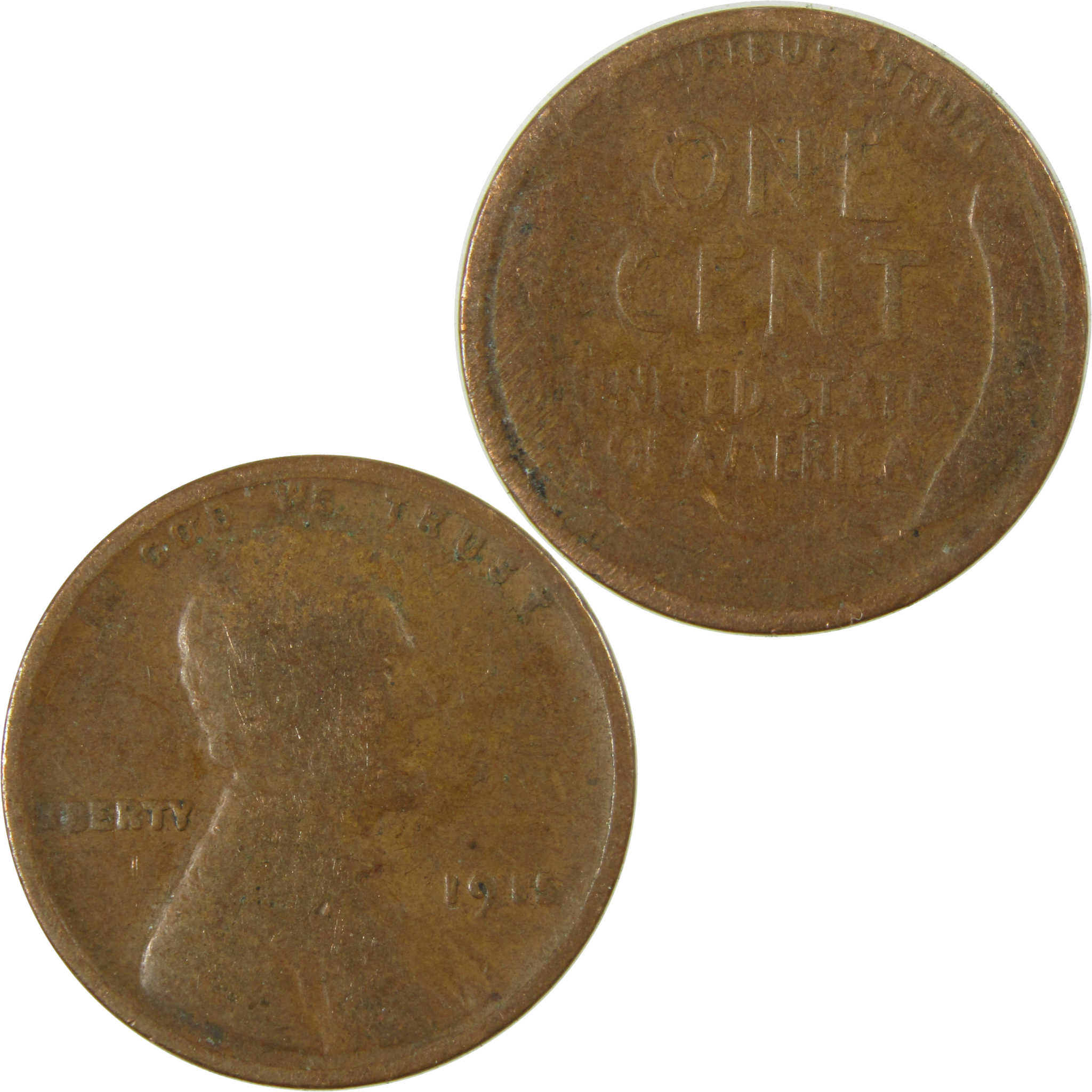 1915 Lincoln Wheat Cent G Good Penny 1c Coin Collectible SKU:I27168