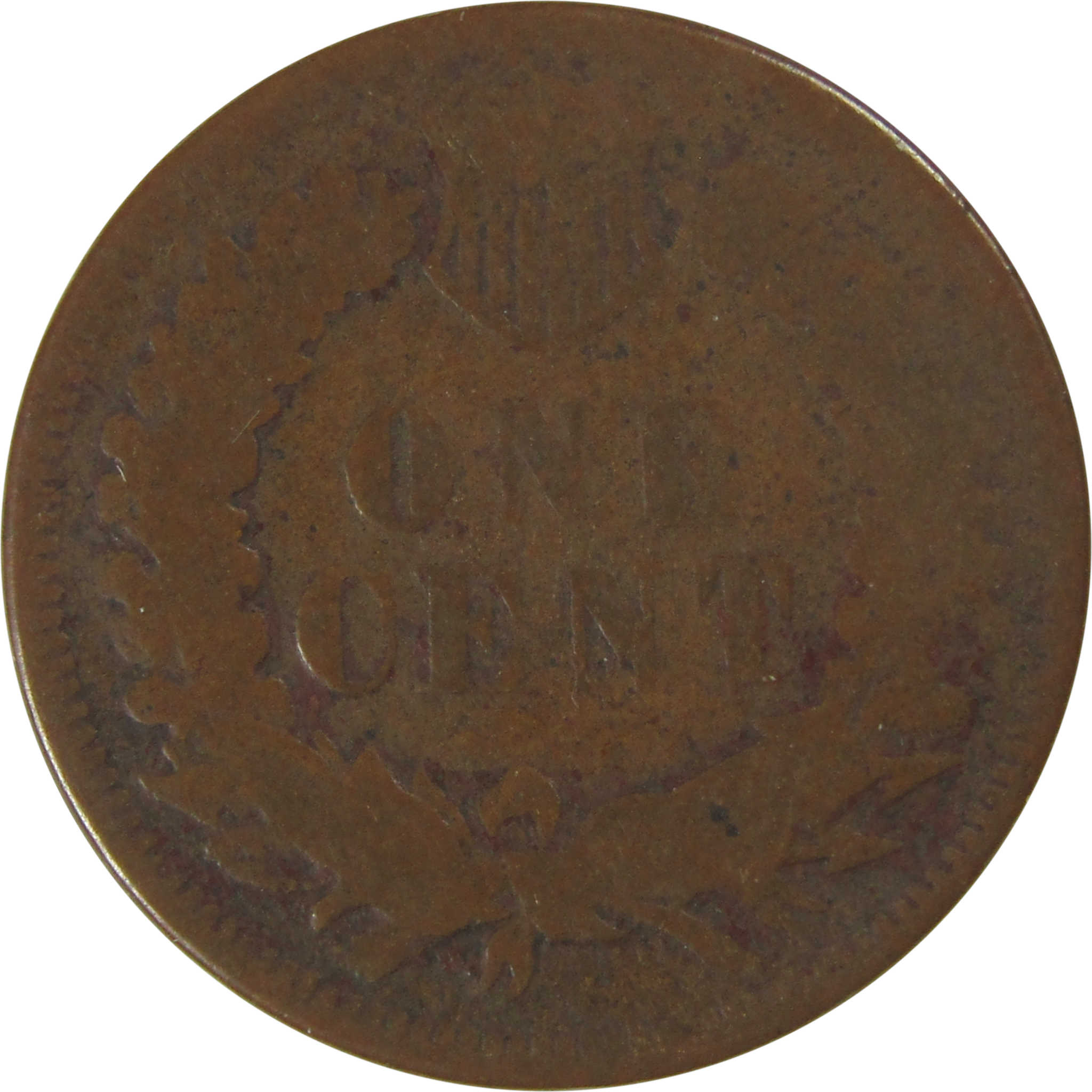 1872 Indian Head Cent AG About Good Penny 1c Coin SKU:I22740