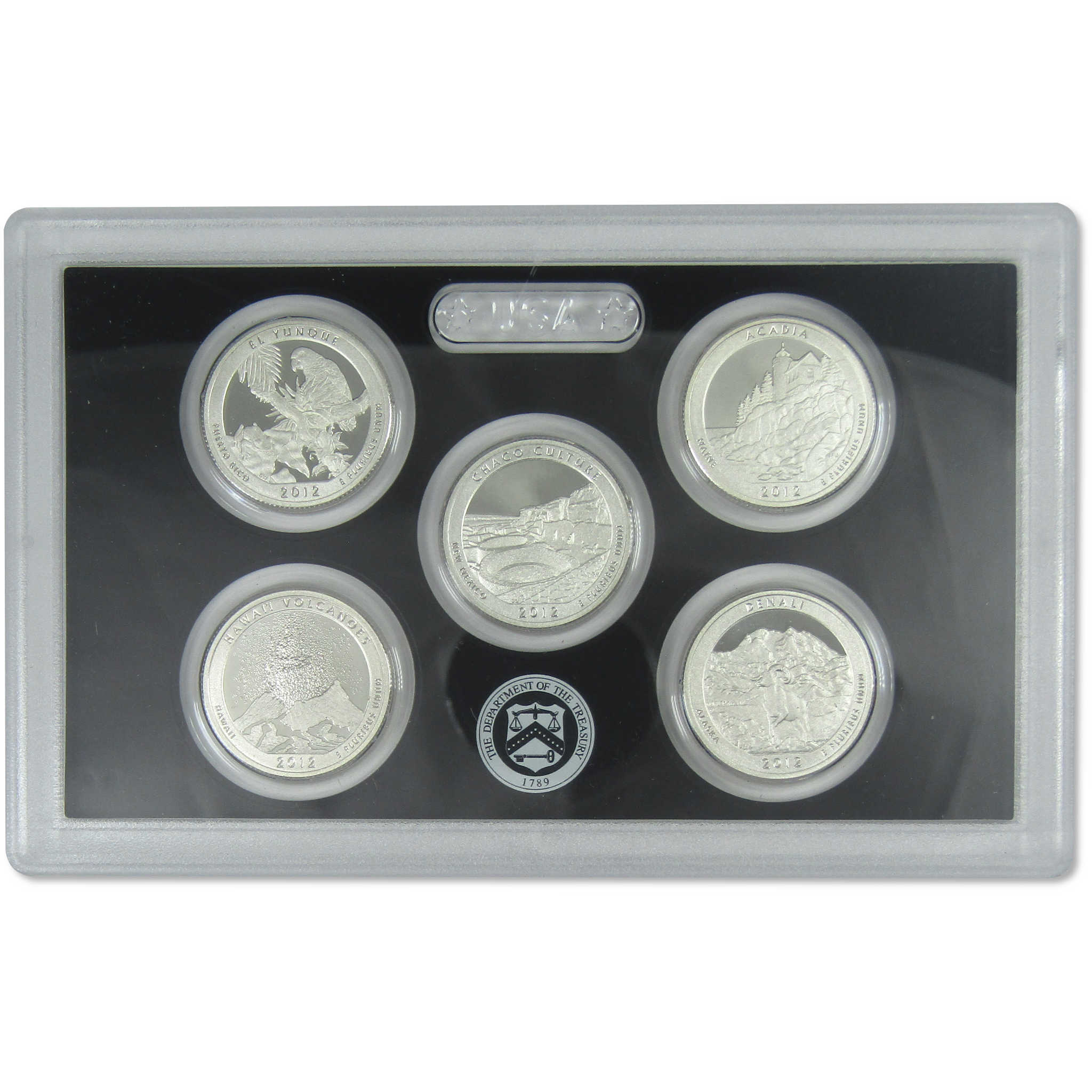 2012 Silver Proof Set U.S. Mint Original Government Packaging OGP COA