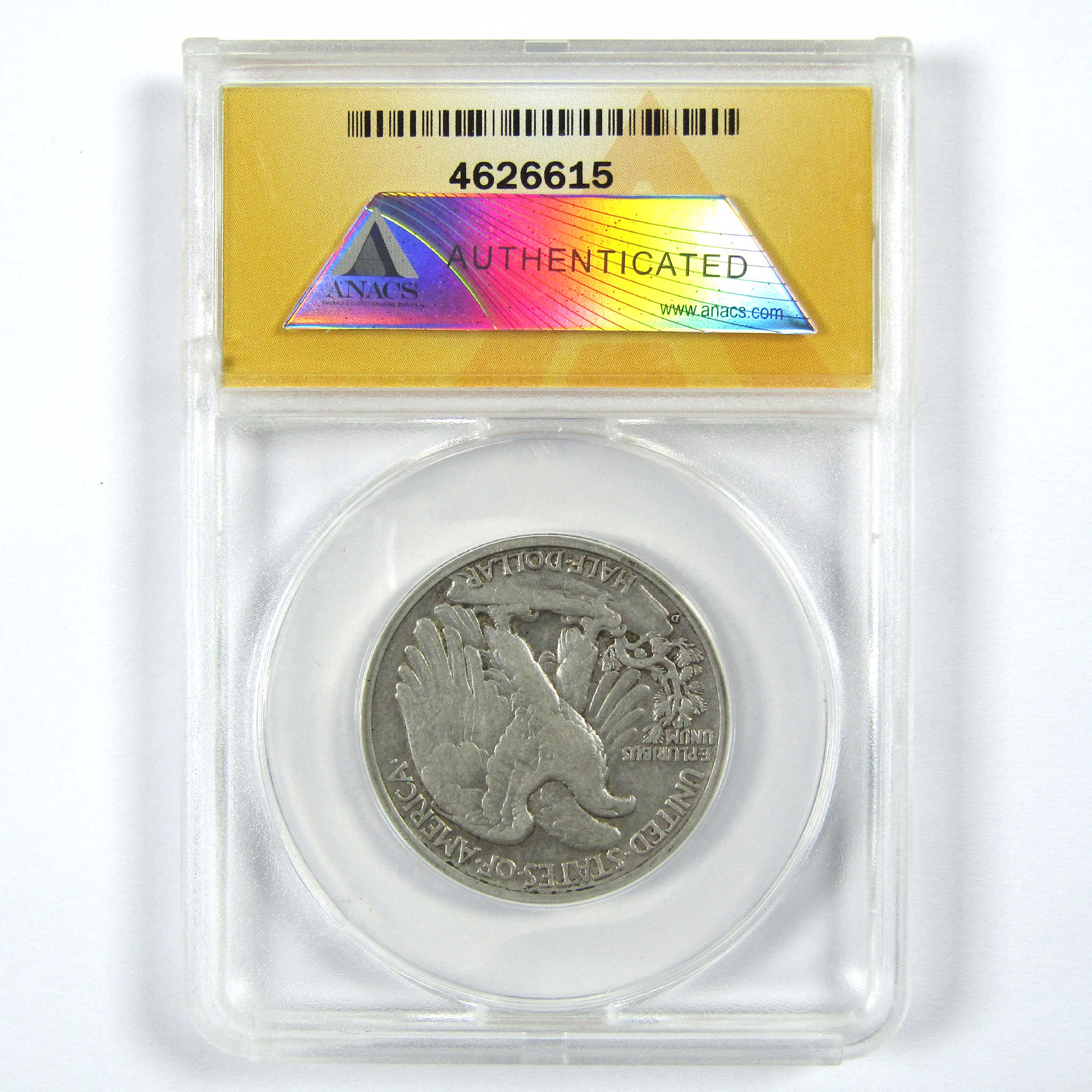 1938 D Liberty Walking Half Dollar VF 30 ANACS Silver SKU:I11906