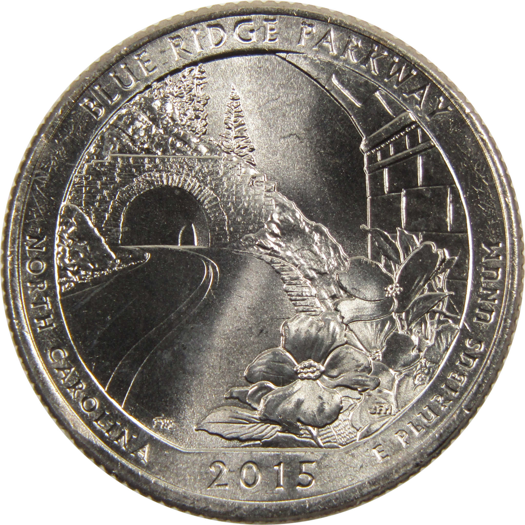 2015 P Blue Ridge Parkway National Park Quarter Uncirculated Clad 25c