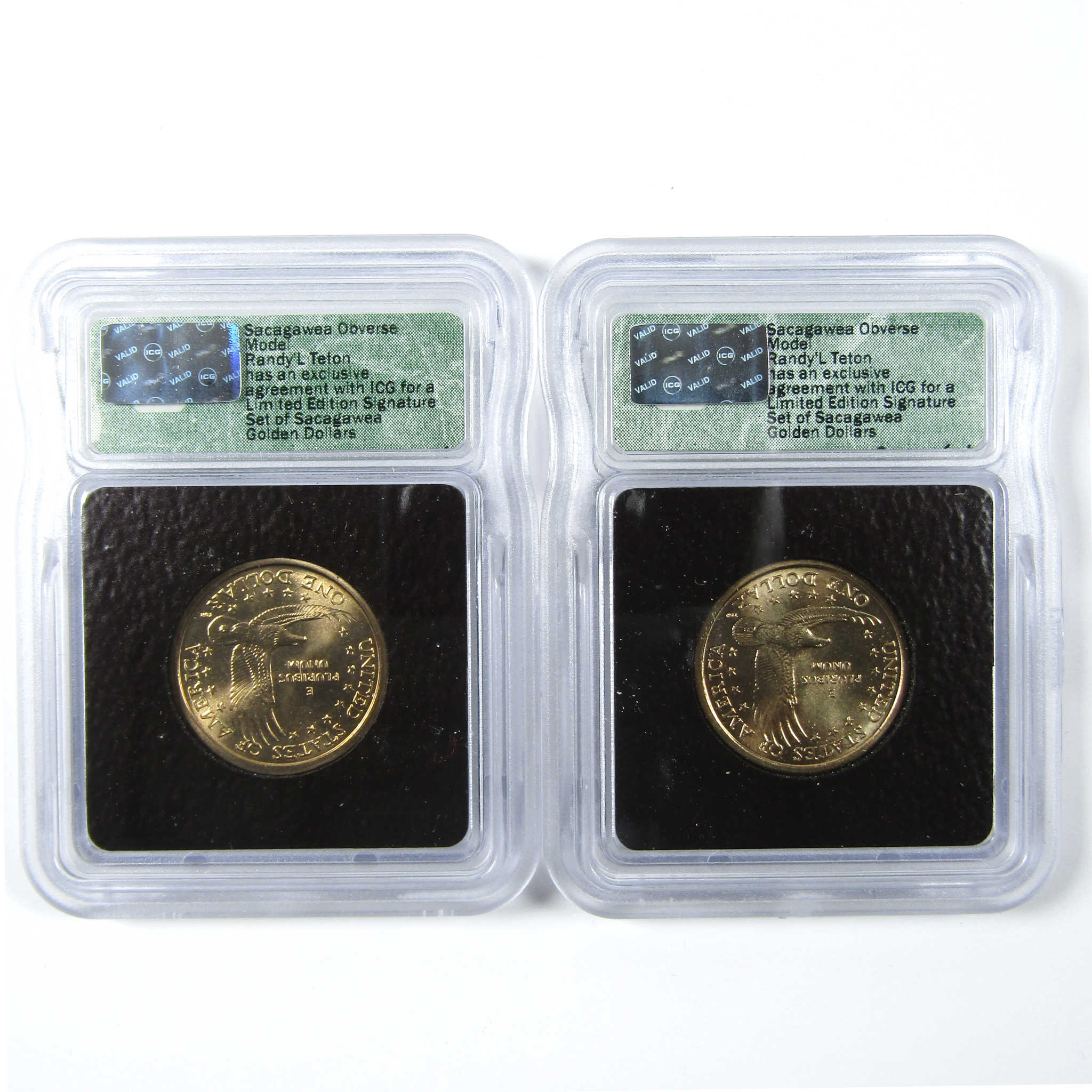 2002 Sacagawea Signature 6 Piece Dollar Set ICG SKU:CPC6596