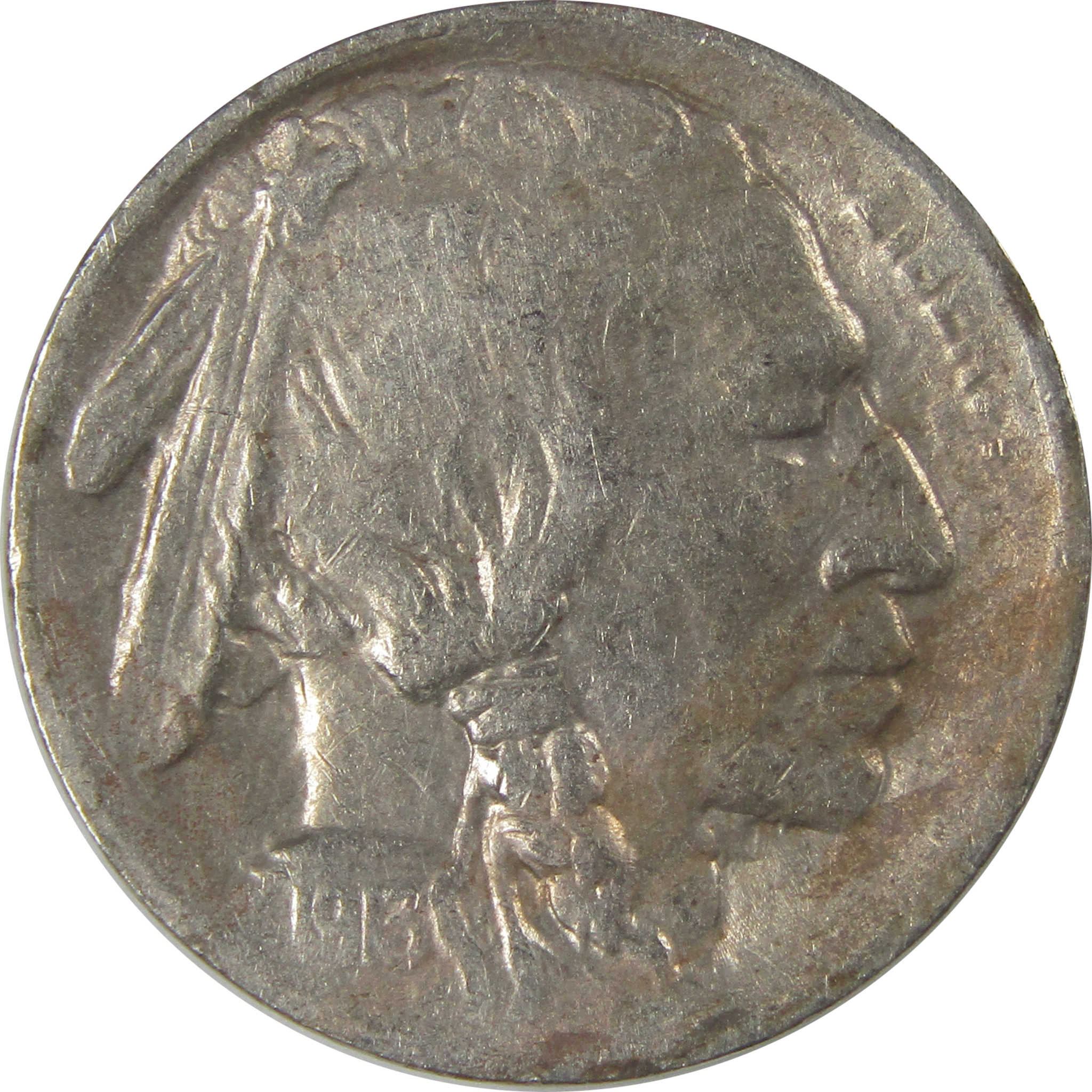 1913 S Type 1 Buffalo Nickel VF Very Fine Details 5c Coin SKU:I22878