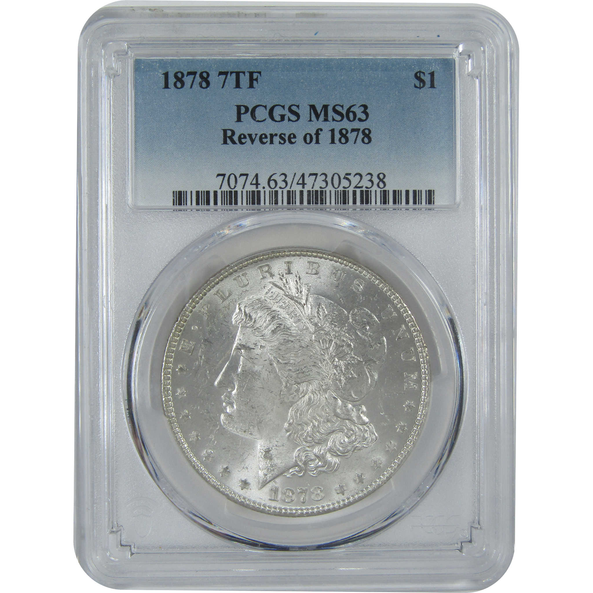 1878 7TF Rev 78 Morgan Dollar MS 63 PCGS Silver $1 Coin SKU:I16483 - Morgan coin - Morgan silver dollar - Morgan silver dollar for sale - Profile Coins &amp; Collectibles