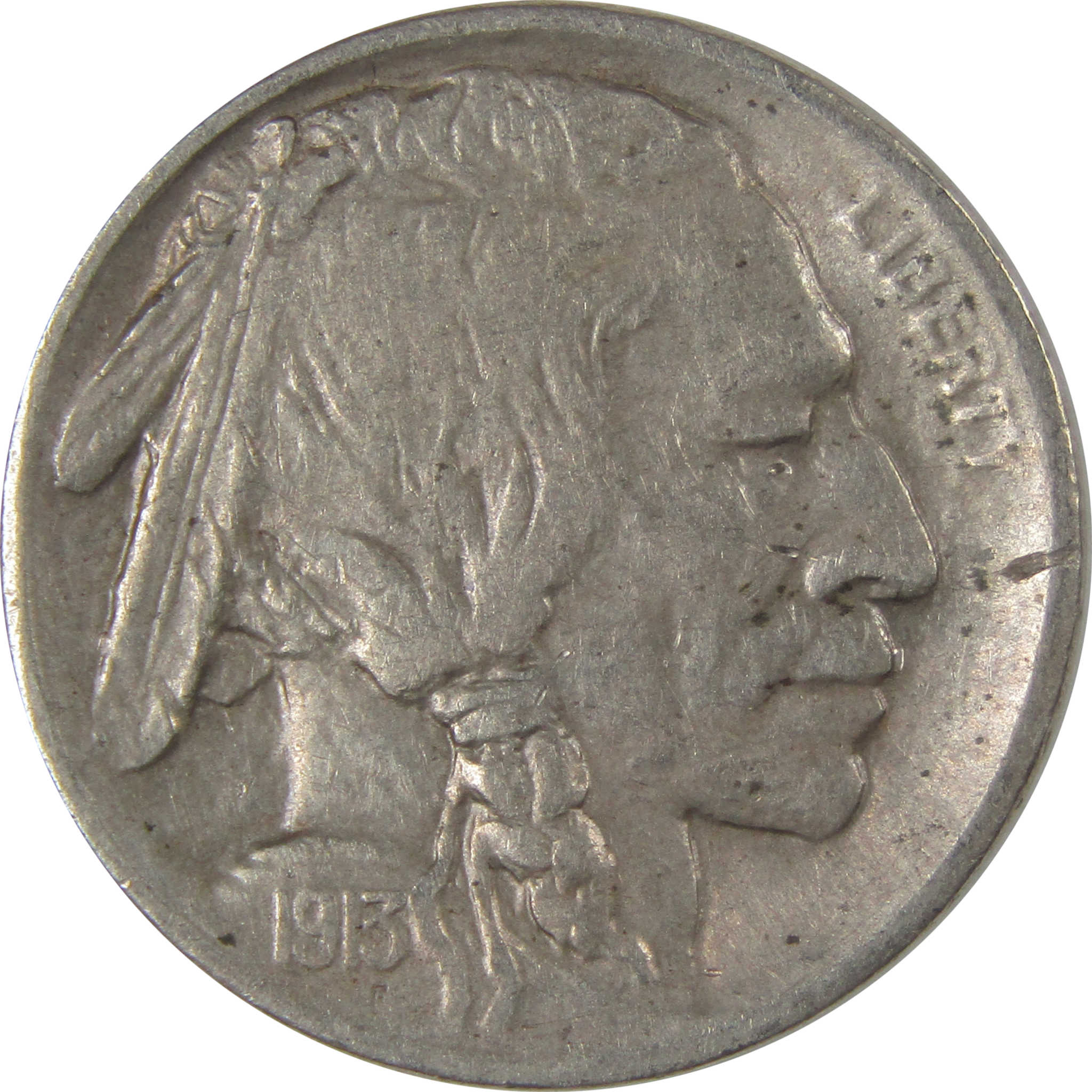 1913 S Type 1 Buffalo Nickel XF EF Extremely Fine Details SKU:I22865