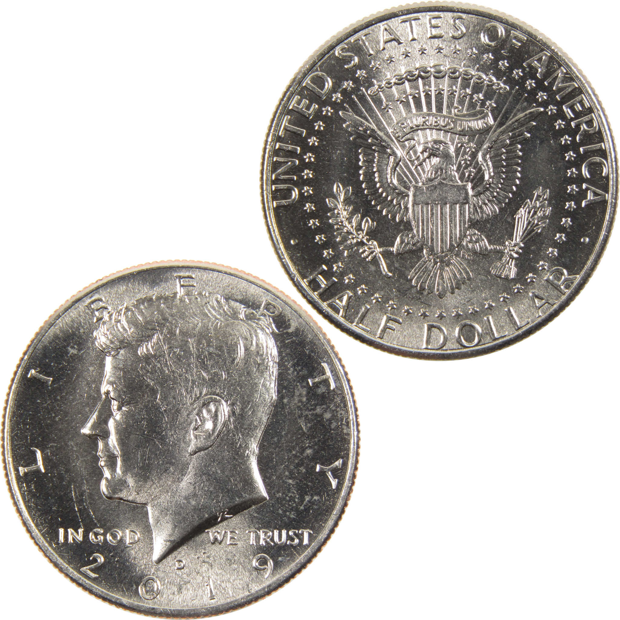 2019 D Kennedy Half Dollar BU Uncirculated Clad 50c Coin