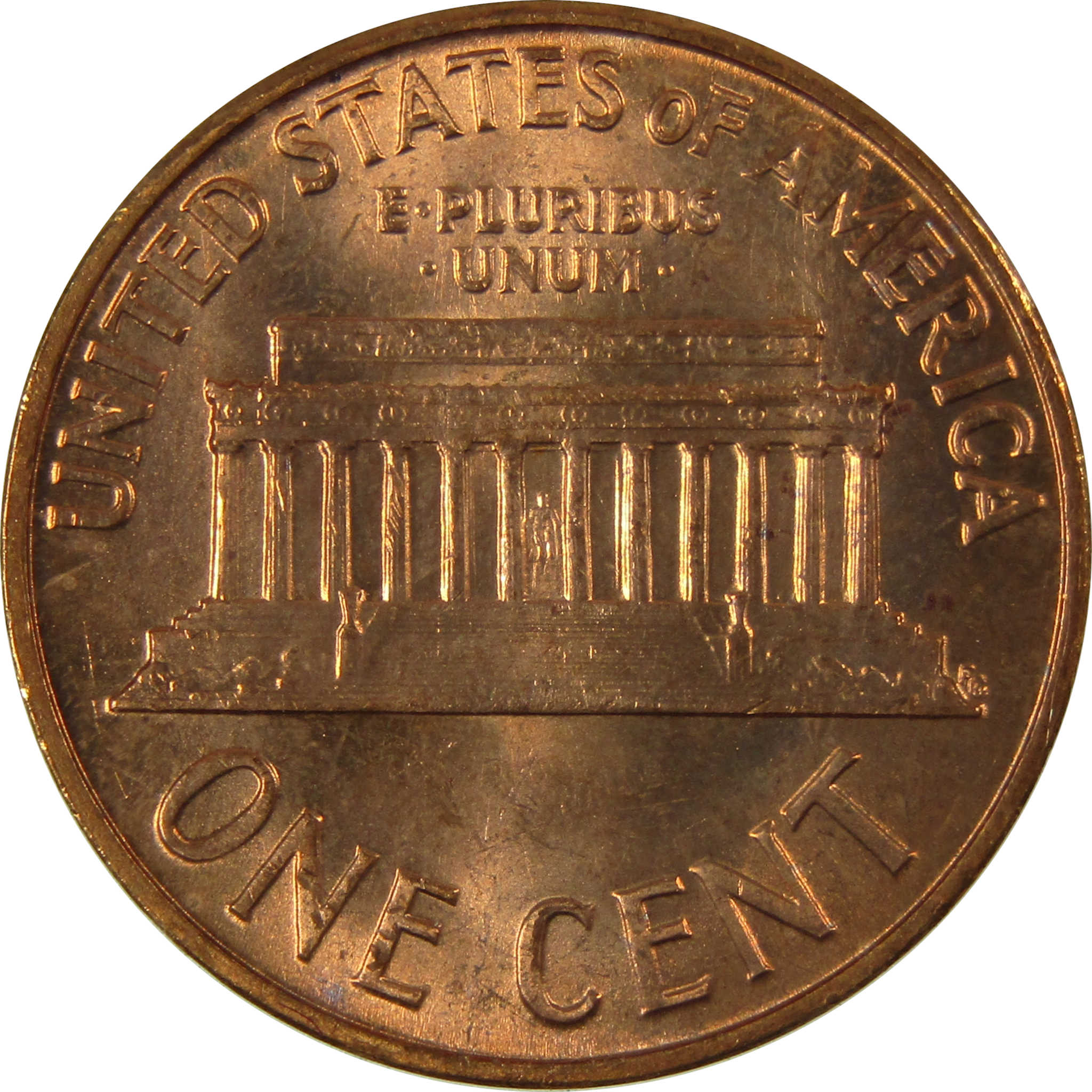 1960 Small Date Lincoln Memorial 1c Uncirculated Mint State SKU:I26576