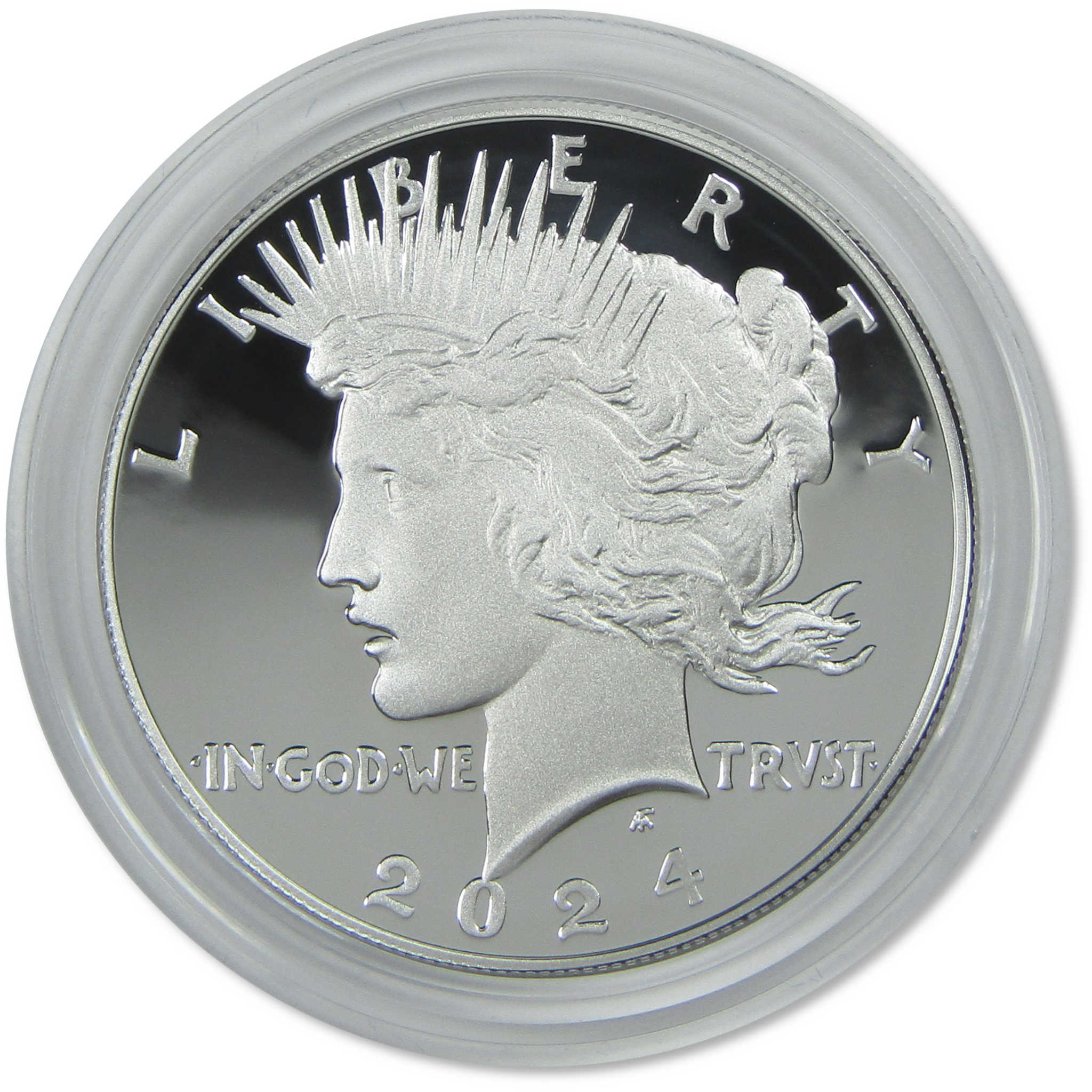 2024 S Peace Dollar Choice Proof .999 Silver $1 Coin OGP COA