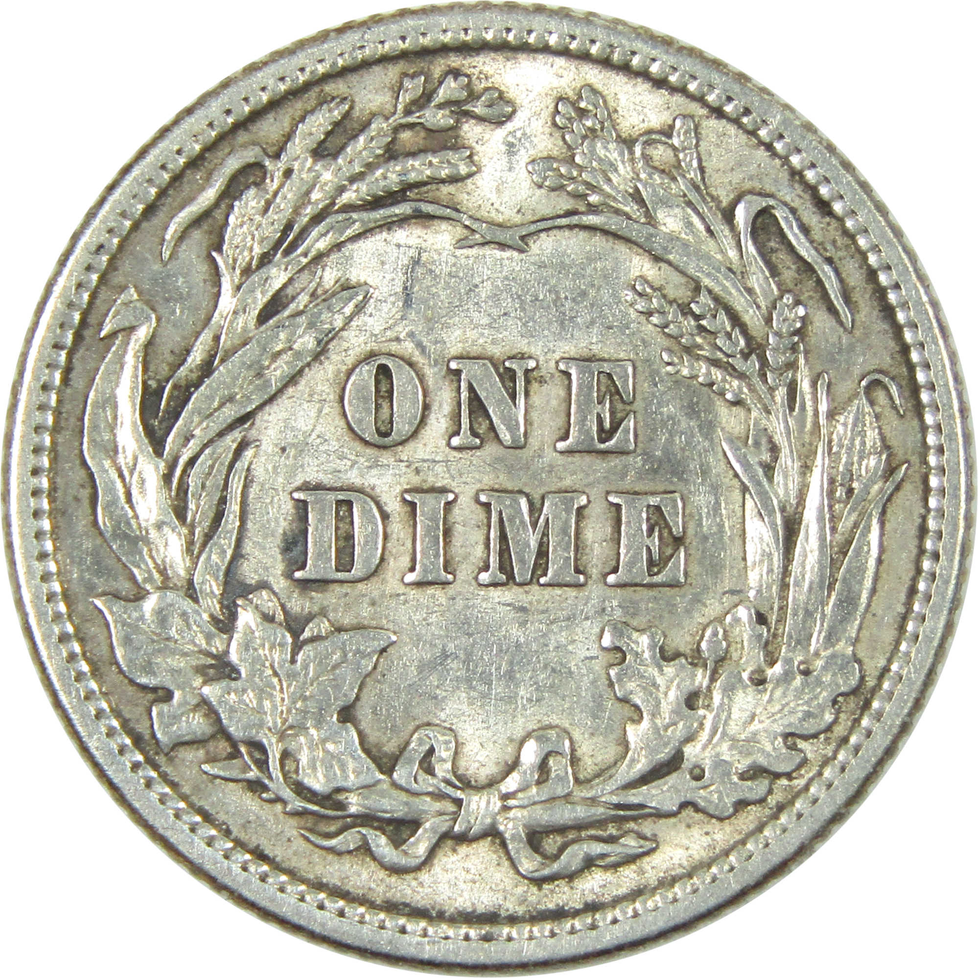 1912 Barber Dime Borderline Uncirculated Silver 10c Coin SKU:I15178