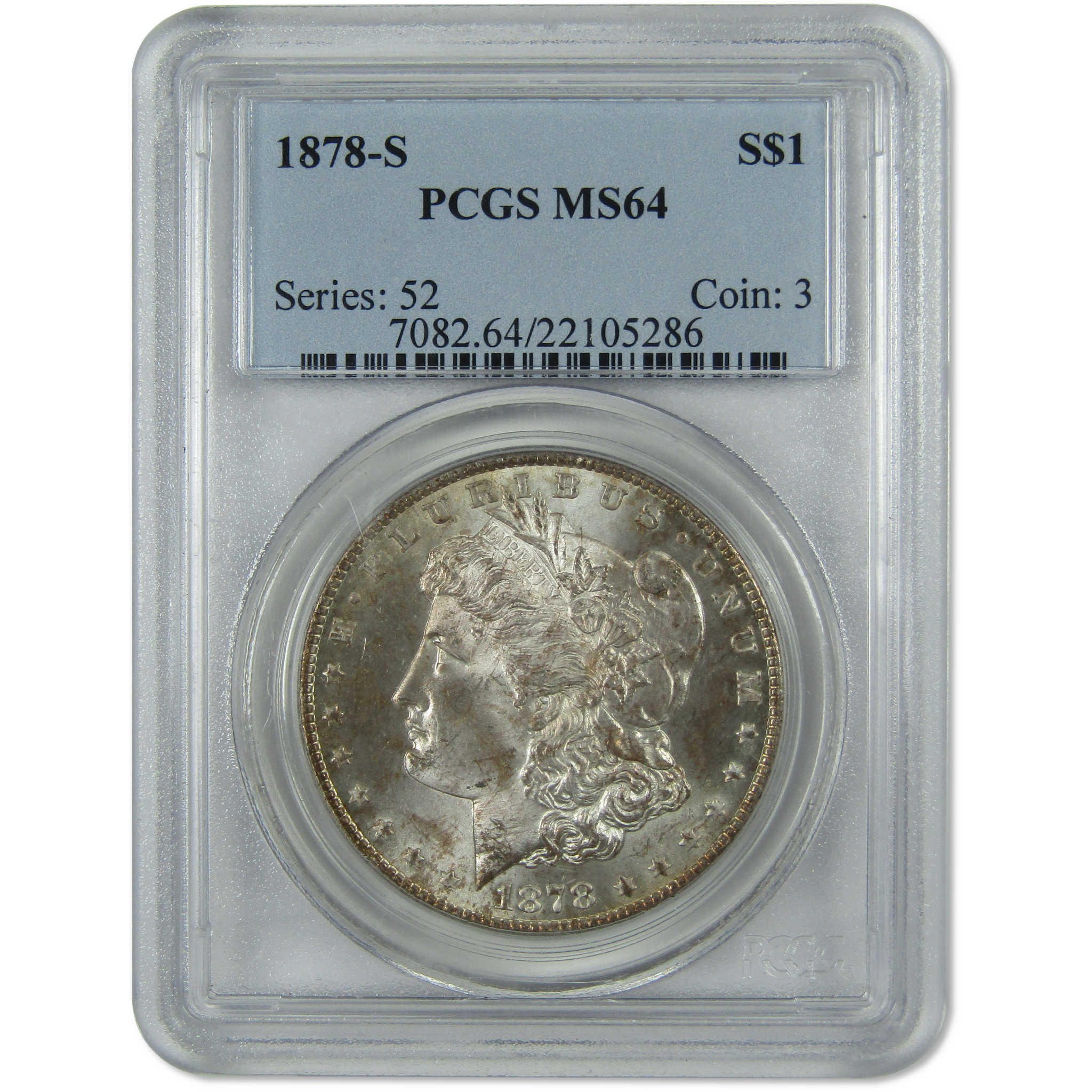 1878 S Morgan Dollar MS 64 PCGS Silver $1 Uncirculated Coin SKU:I10890 - Morgan coin - Morgan silver dollar - Morgan silver dollar for sale - Profile Coins &amp; Collectibles