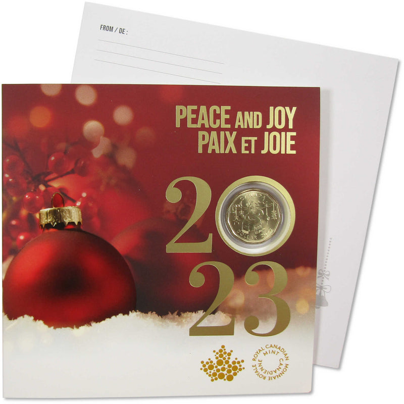 Peace & Joy Holiday 5-Coin Gift Card Set BU 2023 Canada SKU:OPC105