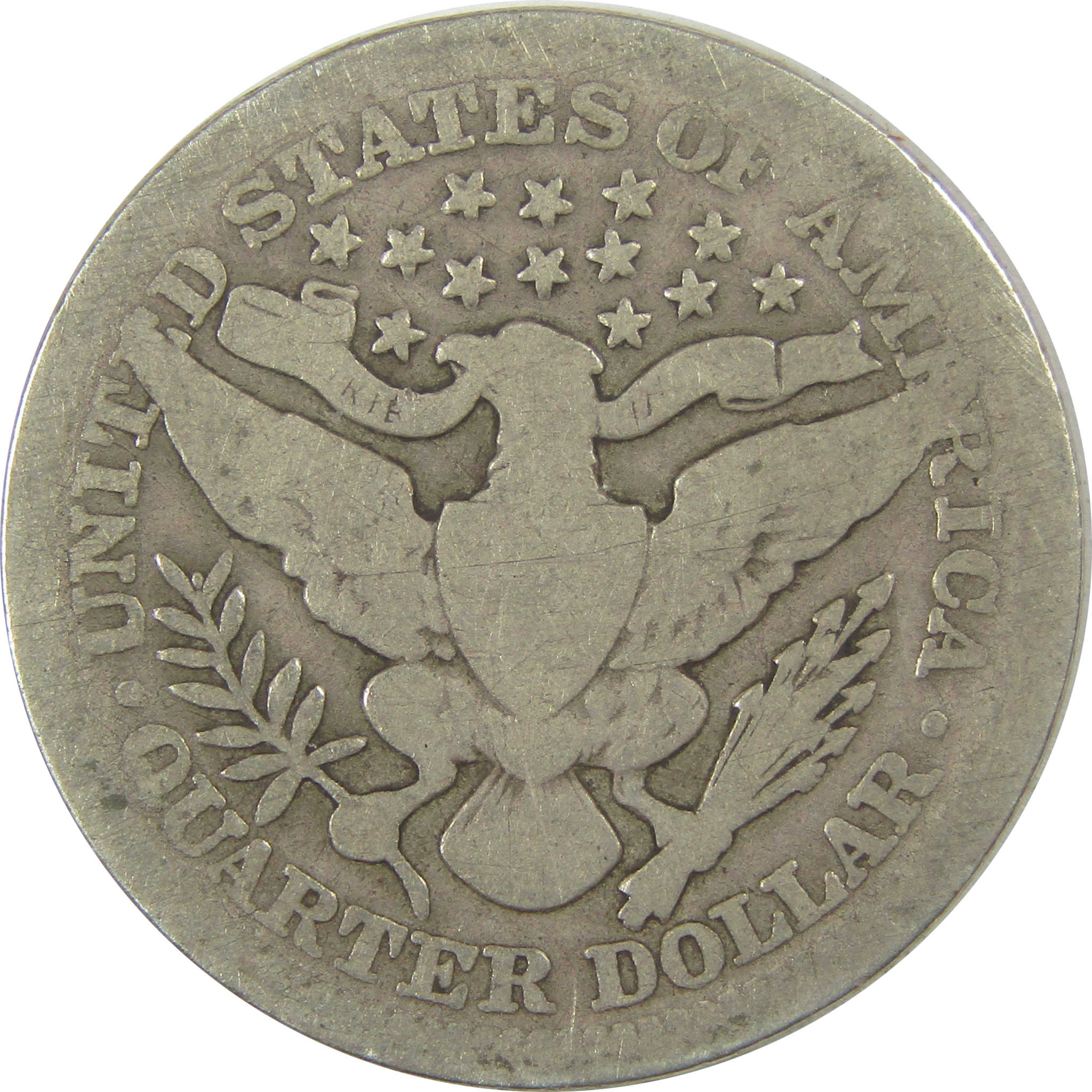 1905 Barber Quarter AG About Good Silver 25c Coin SKU:I21799