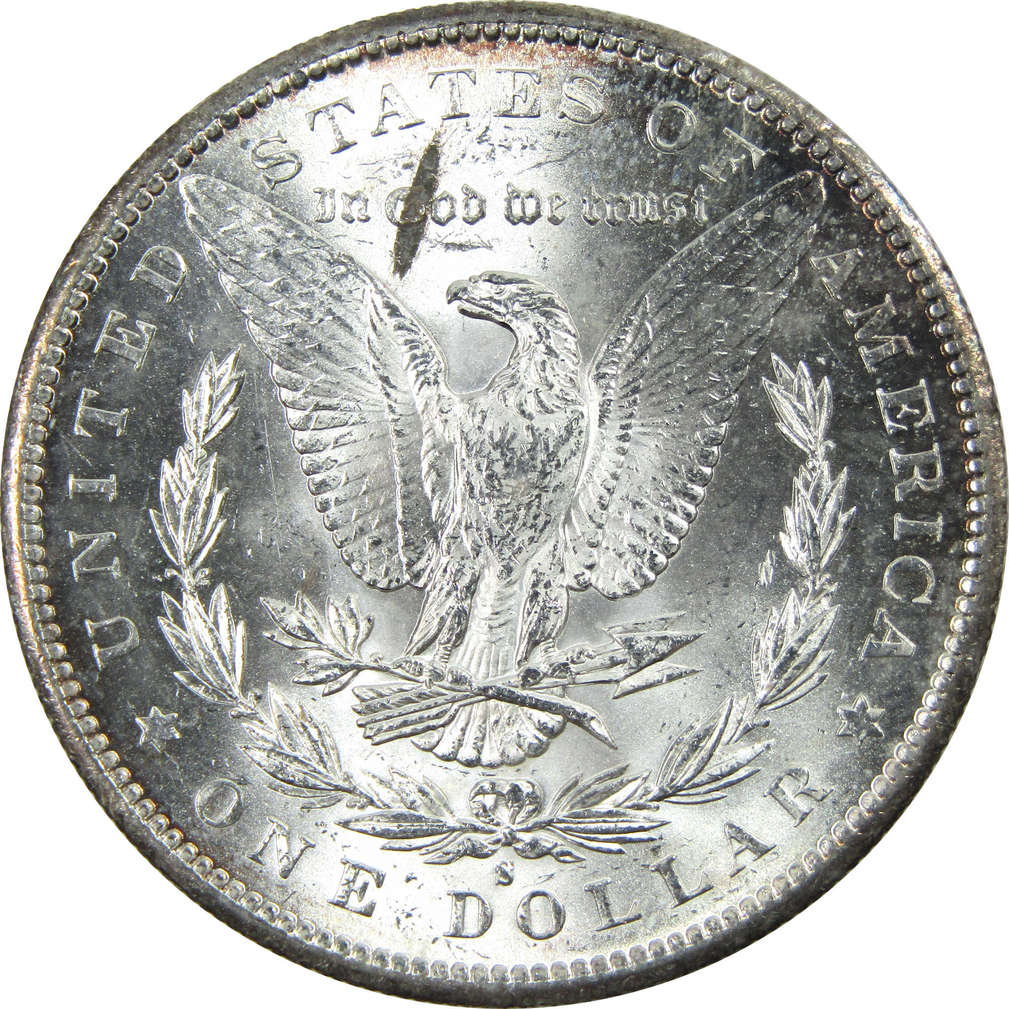 1897 S Morgan Dollar Uncirculated Silver $1 Coin SKU:I13872 - Morgan coin - Morgan silver dollar - Morgan silver dollar for sale - Profile Coins &amp; Collectibles