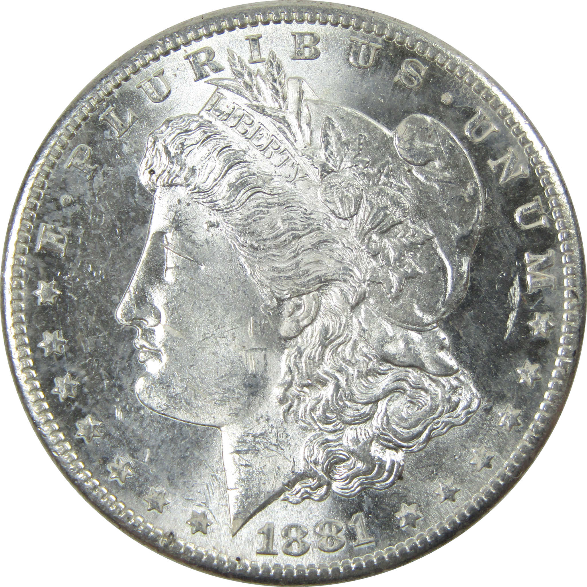 1881 S Morgan Dollar Uncirculated Silver $1 Coin SKU:I13948 - Morgan coin - Morgan silver dollar - Morgan silver dollar for sale - Profile Coins &amp; Collectibles