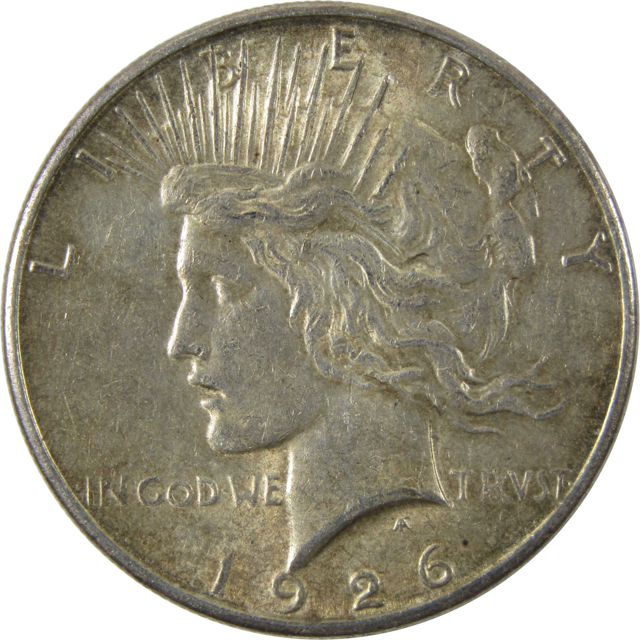 1926 S Peace Dollar AU About Uncirculated Silver $1 Coin SKU:I14212