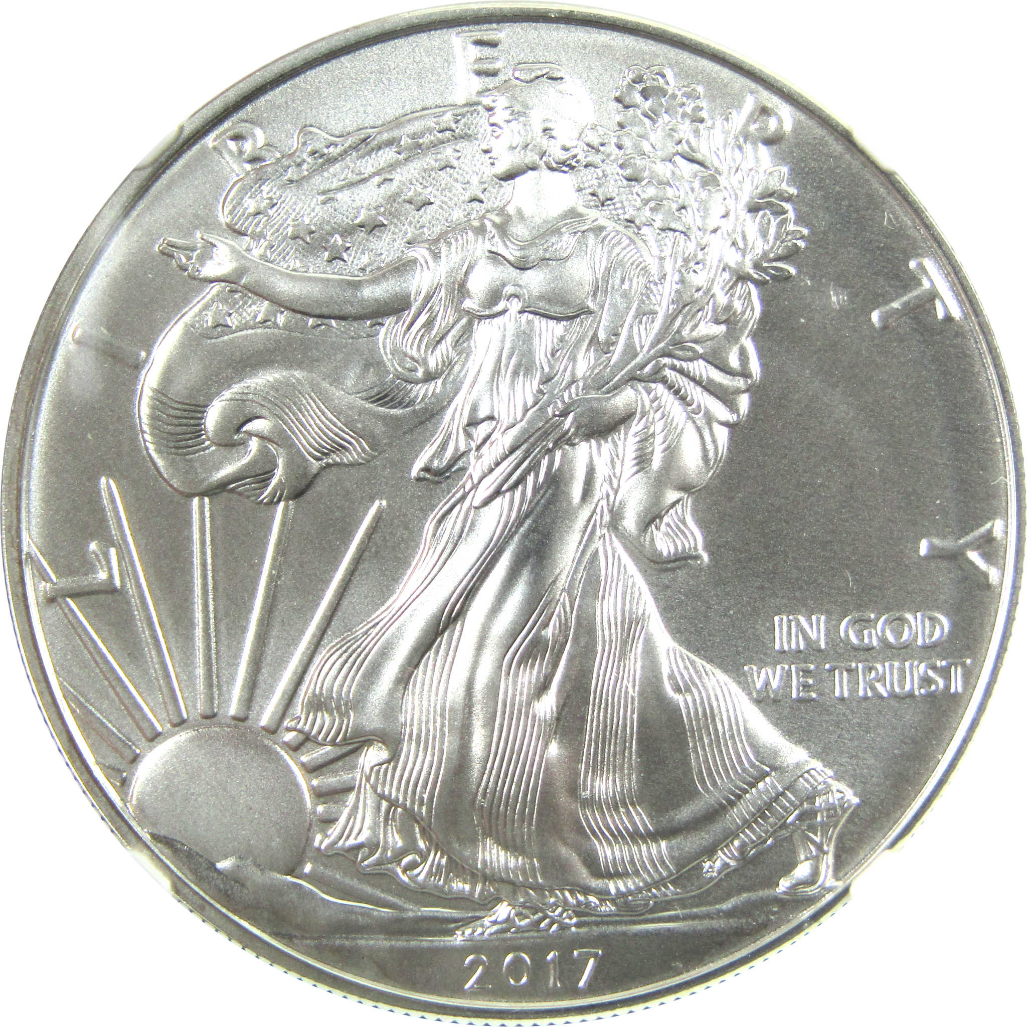 2017 W American Silver Eagle MS 69 NGC $1 Mercanti SKU:CPC7105