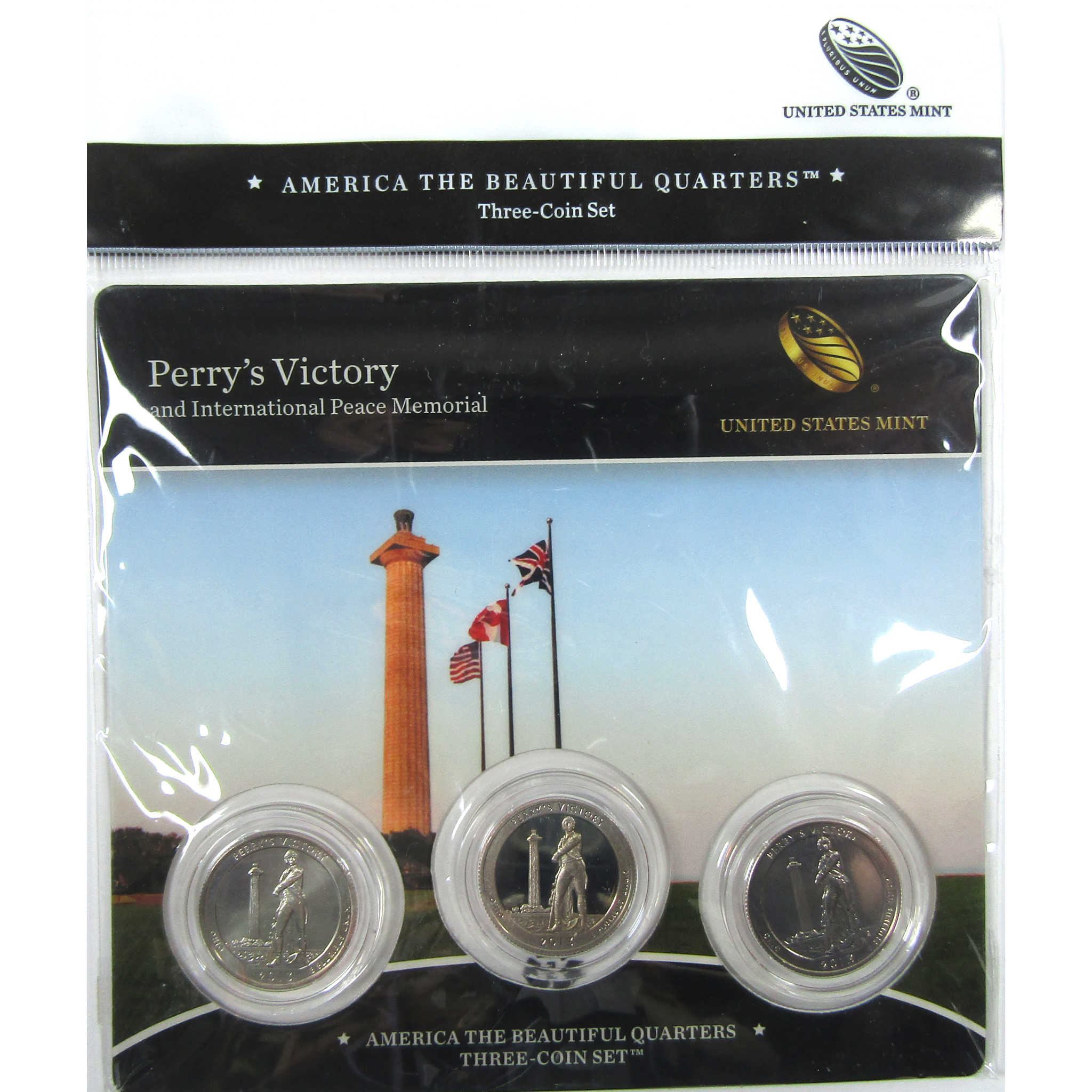 2013 P D S Perry's Victory & IPM NP 25c 3 Piece Set SKU:CPC9018