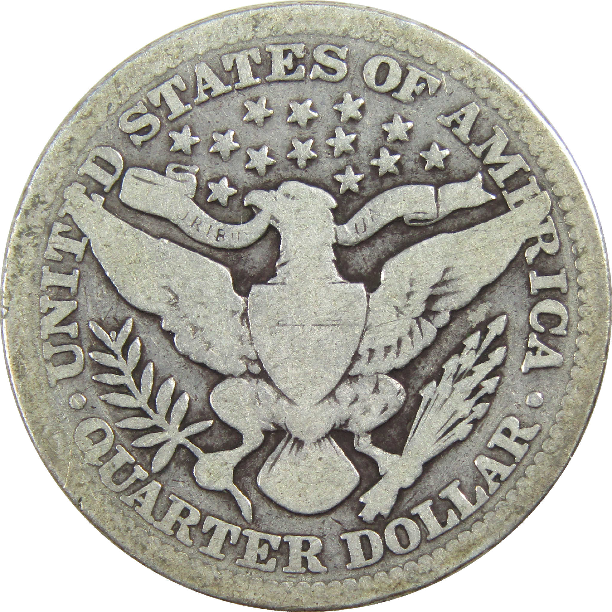 1904 Barber Quarter G Good Silver 25c Coin SKU:I13146