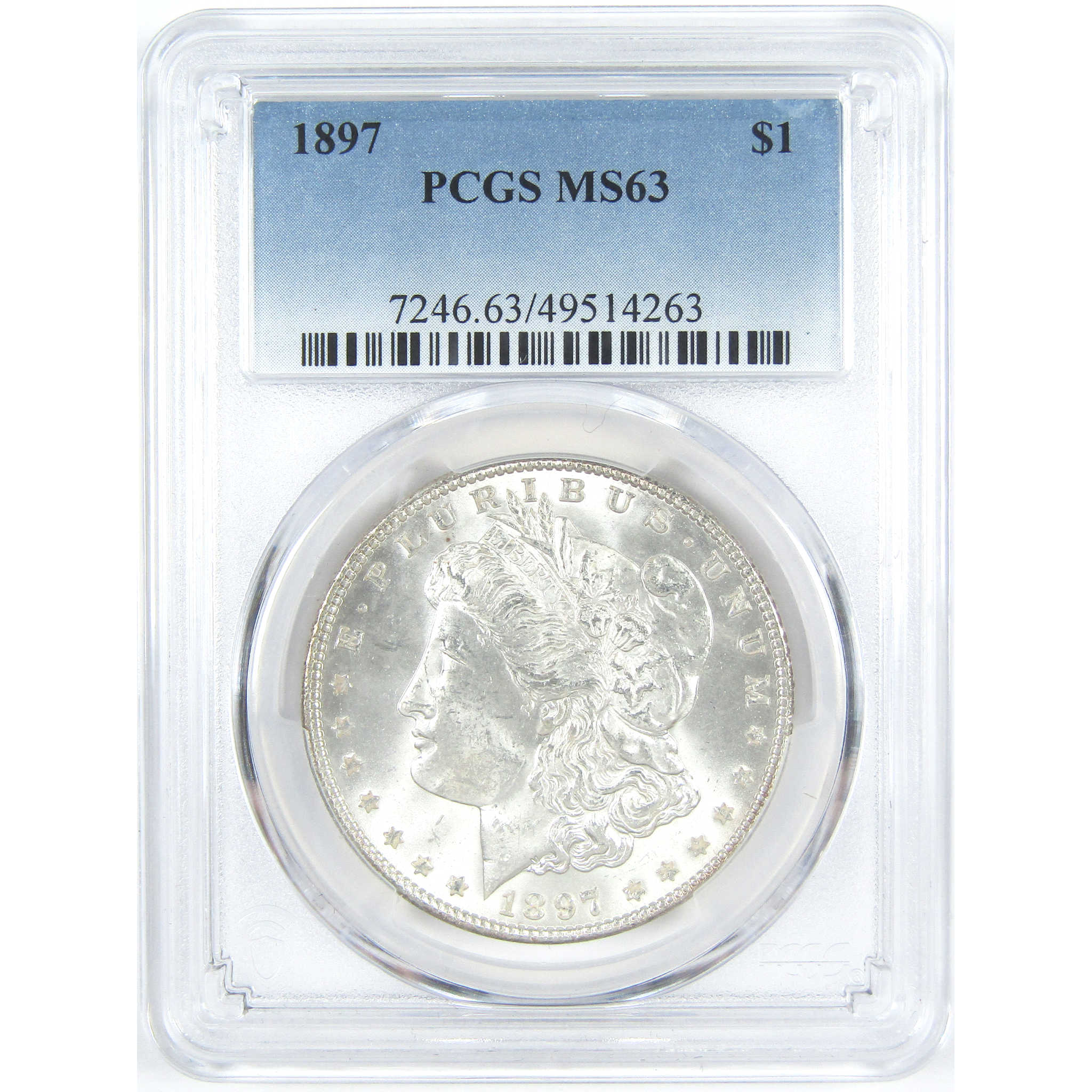 1897 Morgan Dollar MS 63 PCGS Silver $1 Uncirculated Coin SKU:I15291 - Morgan coin - Morgan silver dollar - Morgan silver dollar for sale - Profile Coins &amp; Collectibles