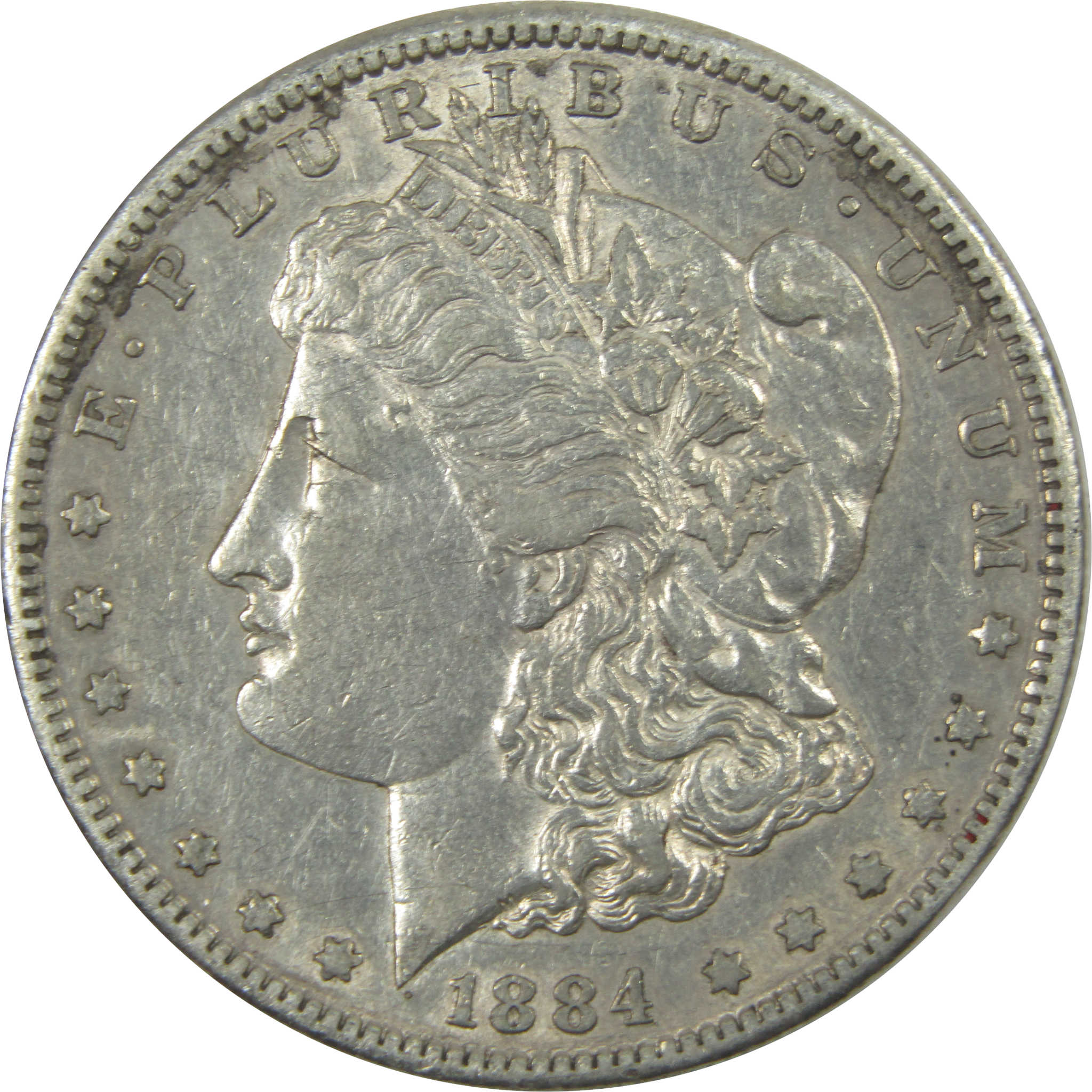 1884 S Morgan Dollar XF EF Extremely Fine Silver $1 Coin SKU:I15483 - Morgan coin - Morgan silver dollar - Morgan silver dollar for sale - Profile Coins &amp; Collectibles