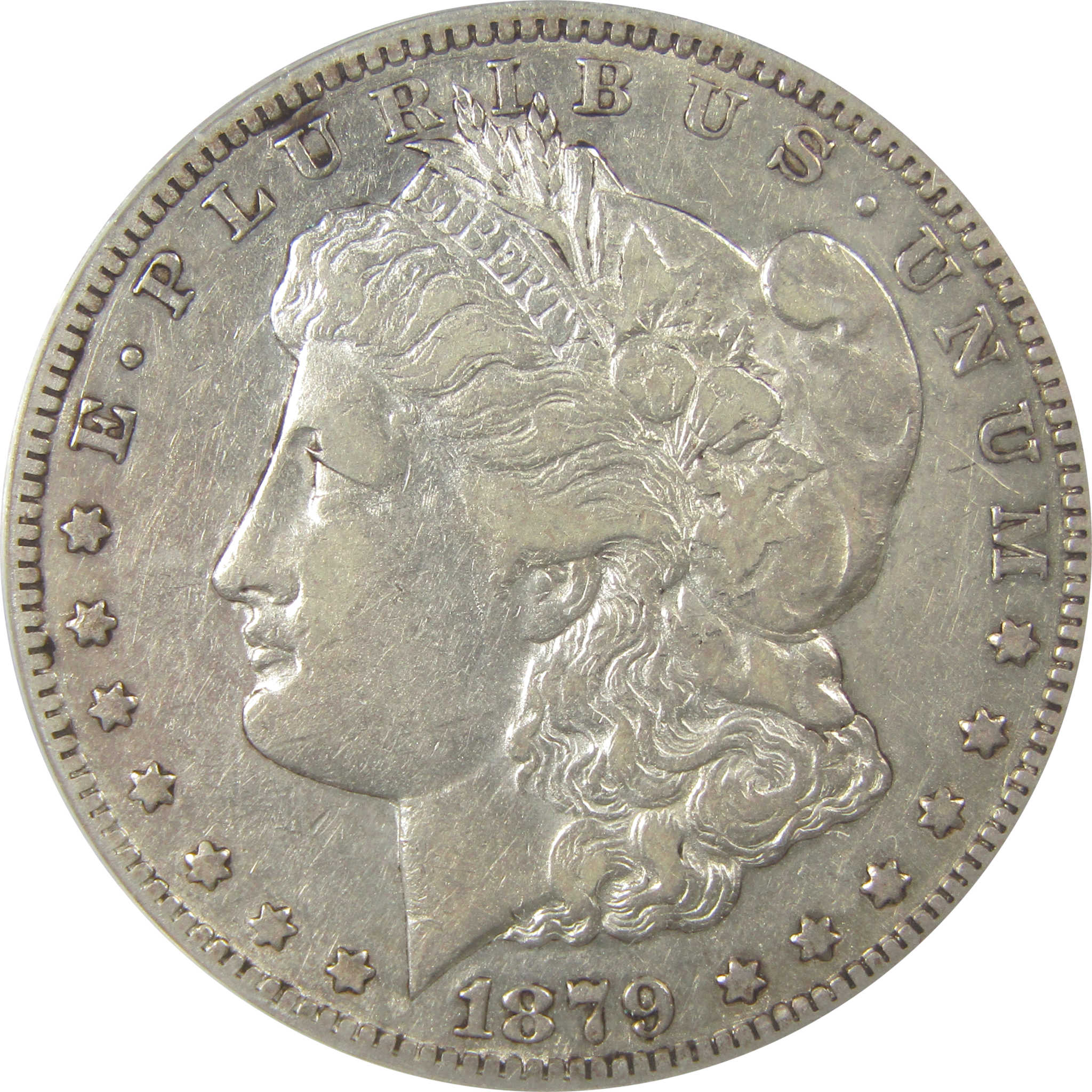 1879 CC Morgan Dollar VF 30 Details ANACS Silver $1 Coin SKU:I21252 - Morgan coin - Morgan silver dollar - Morgan silver dollar for sale - Profile Coins &amp; Collectibles