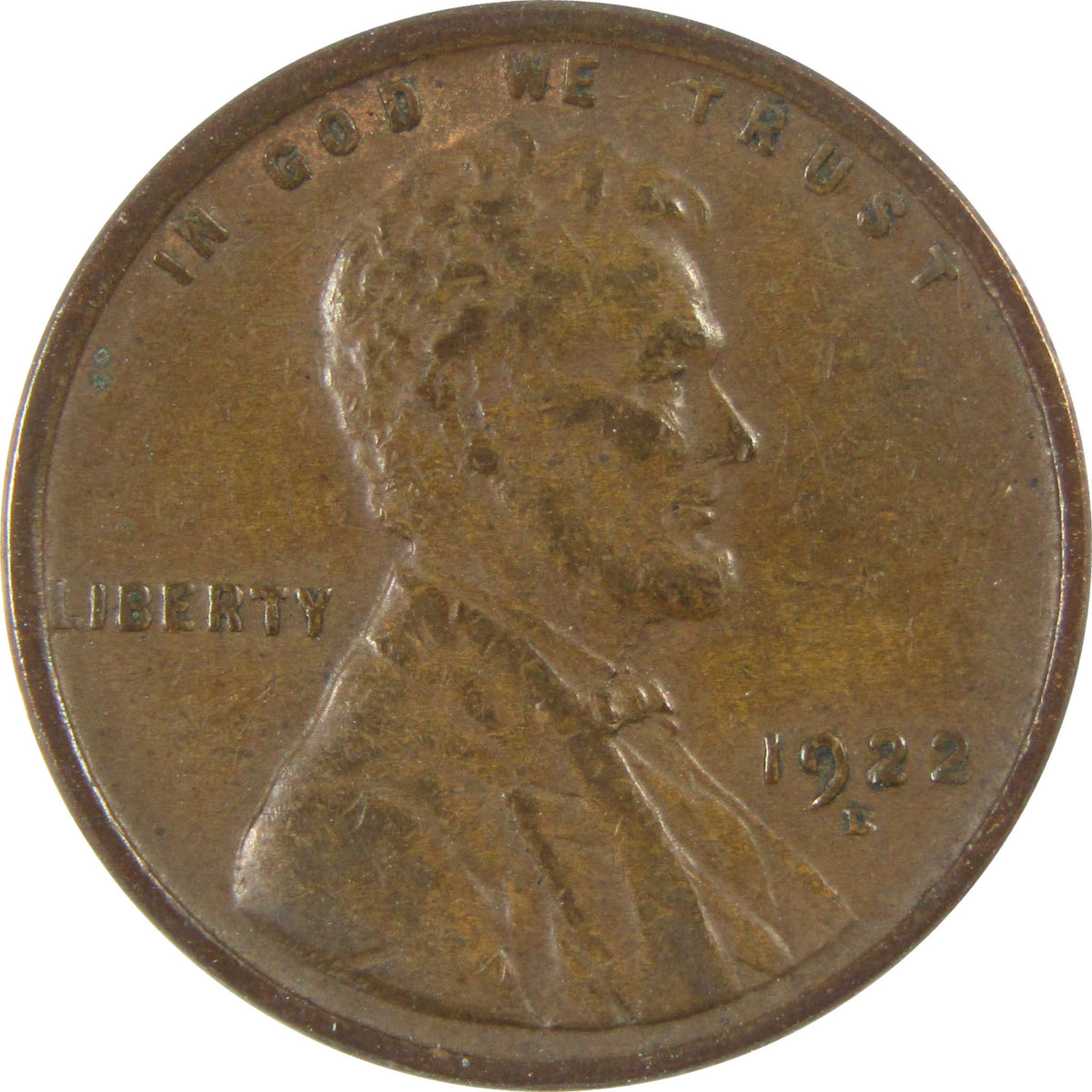 1922 D Lincoln Wheat Cent EF 40 Details ANACS Penny 1c Coin SKU:I28560