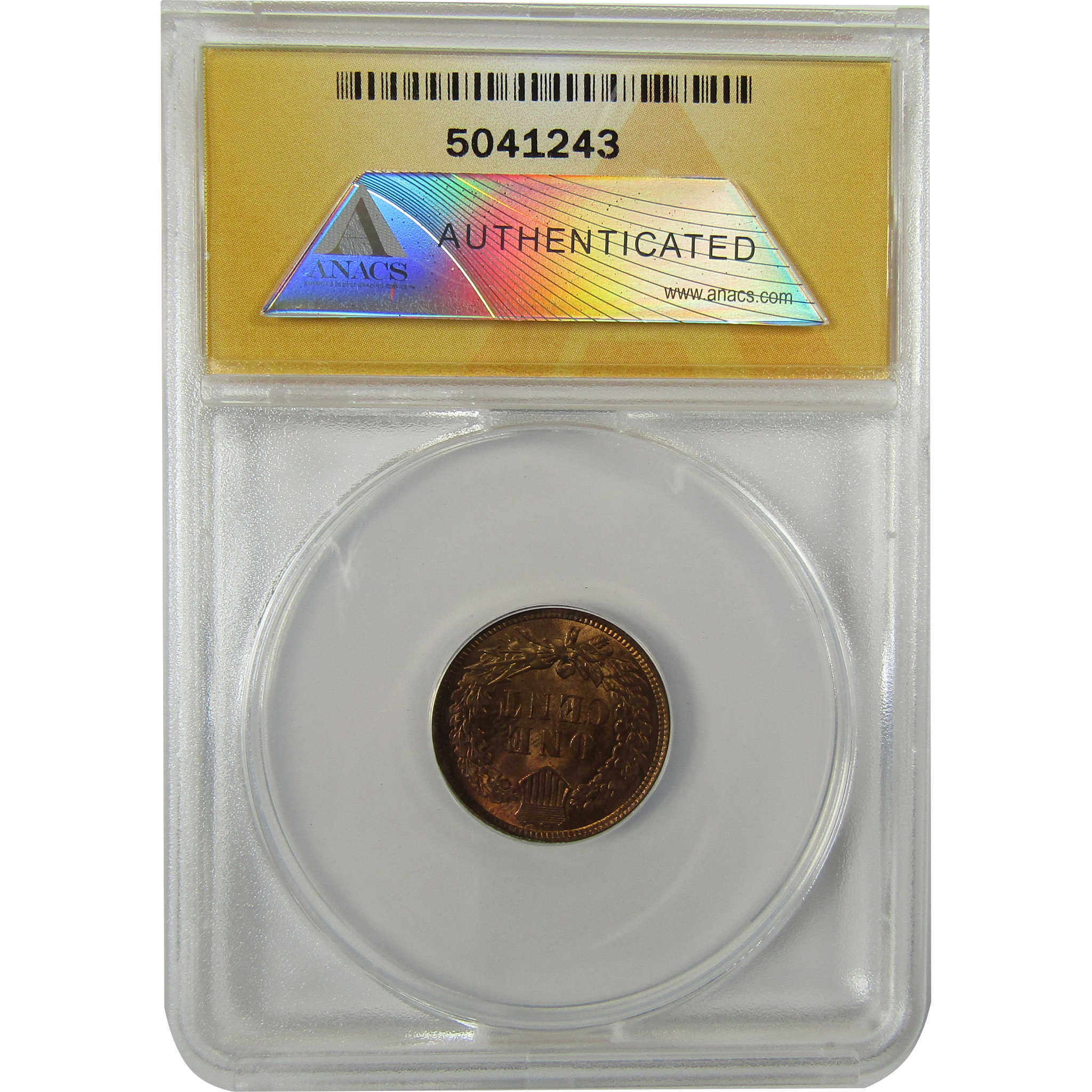 1906 Indian Head Cent MS 63 RB ANACS Uncirculated Penny SKU:I28412