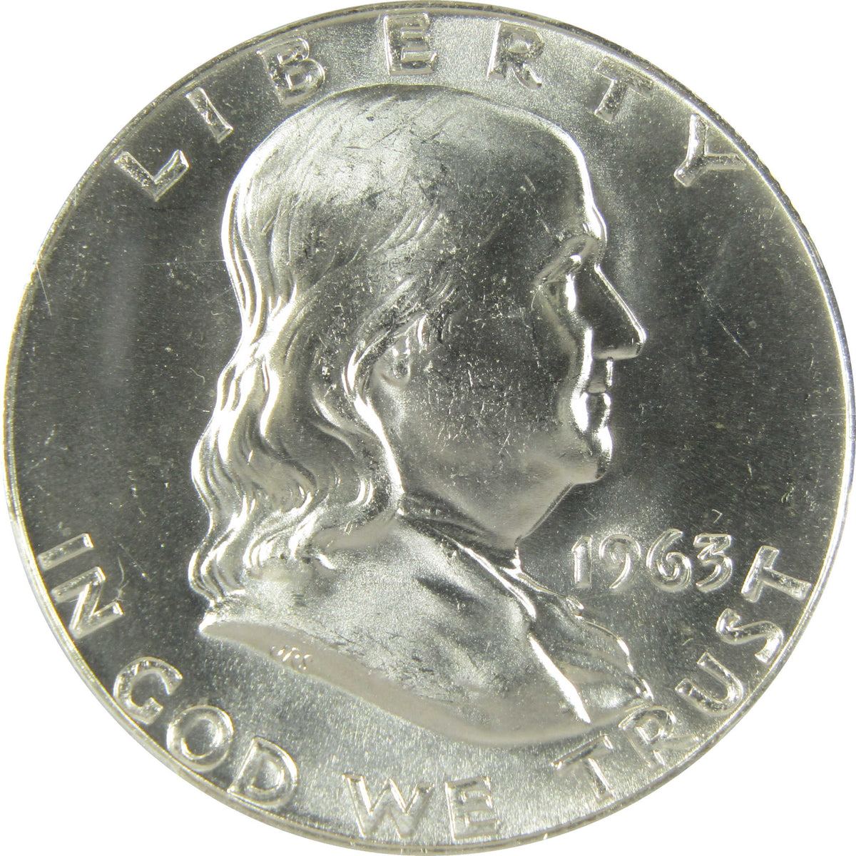 1963 D Franklin Silver Half Dollar MS 65 PCGS 50c Coin SKU:I28824