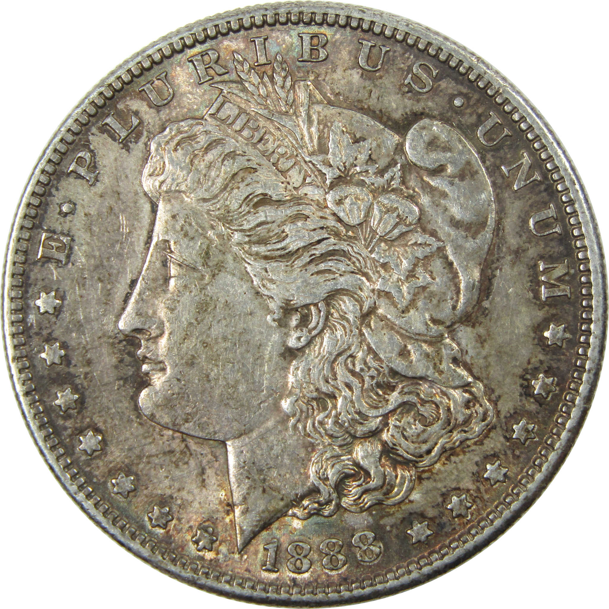 1888 S Morgan Dollar AU About Uncirculated Silver $1 Coin SKU:I13911 - Morgan coin - Morgan silver dollar - Morgan silver dollar for sale - Profile Coins &amp; Collectibles