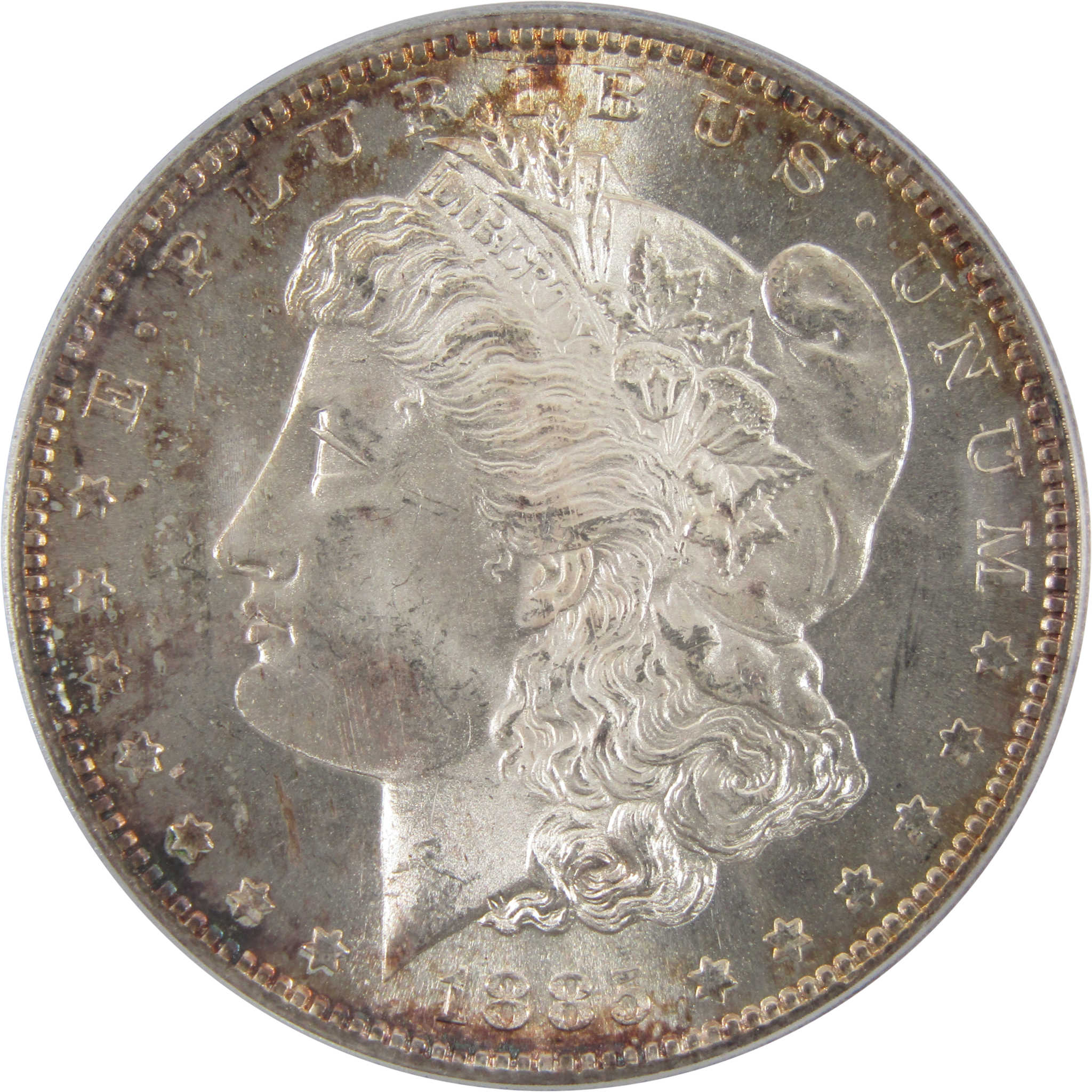 1885 S Morgan Dollar MS 64 PCGS 90% Silver $1 Unc SKU:CPC4002 - Morgan coin - Morgan silver dollar - Morgan silver dollar for sale - Profile Coins &amp; Collectibles