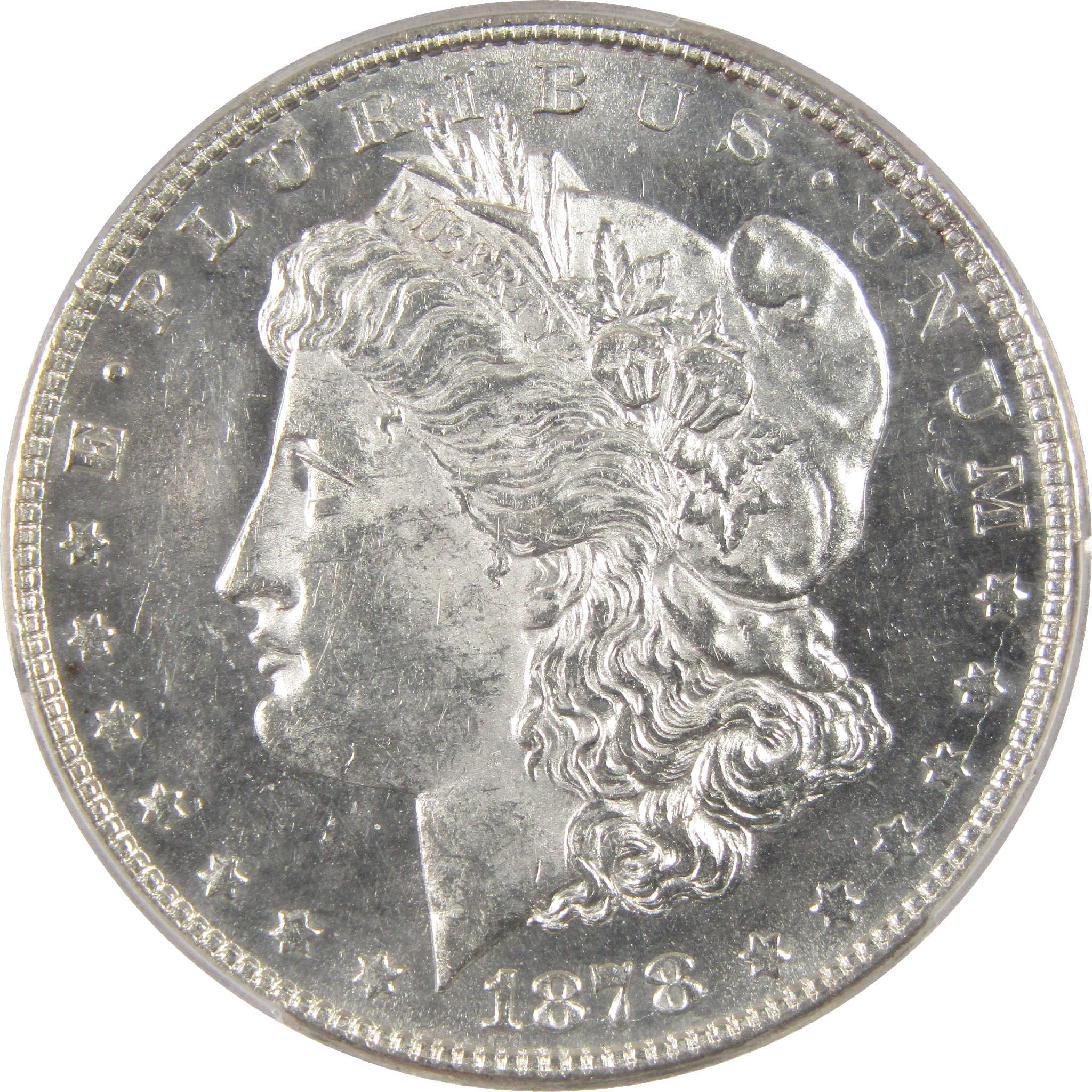 1878 8TF Morgan Dollar MS 62 PCGS Silver $1 Uncirculated SKU:I11340 - Morgan coin - Morgan silver dollar - Morgan silver dollar for sale - Profile Coins &amp; Collectibles