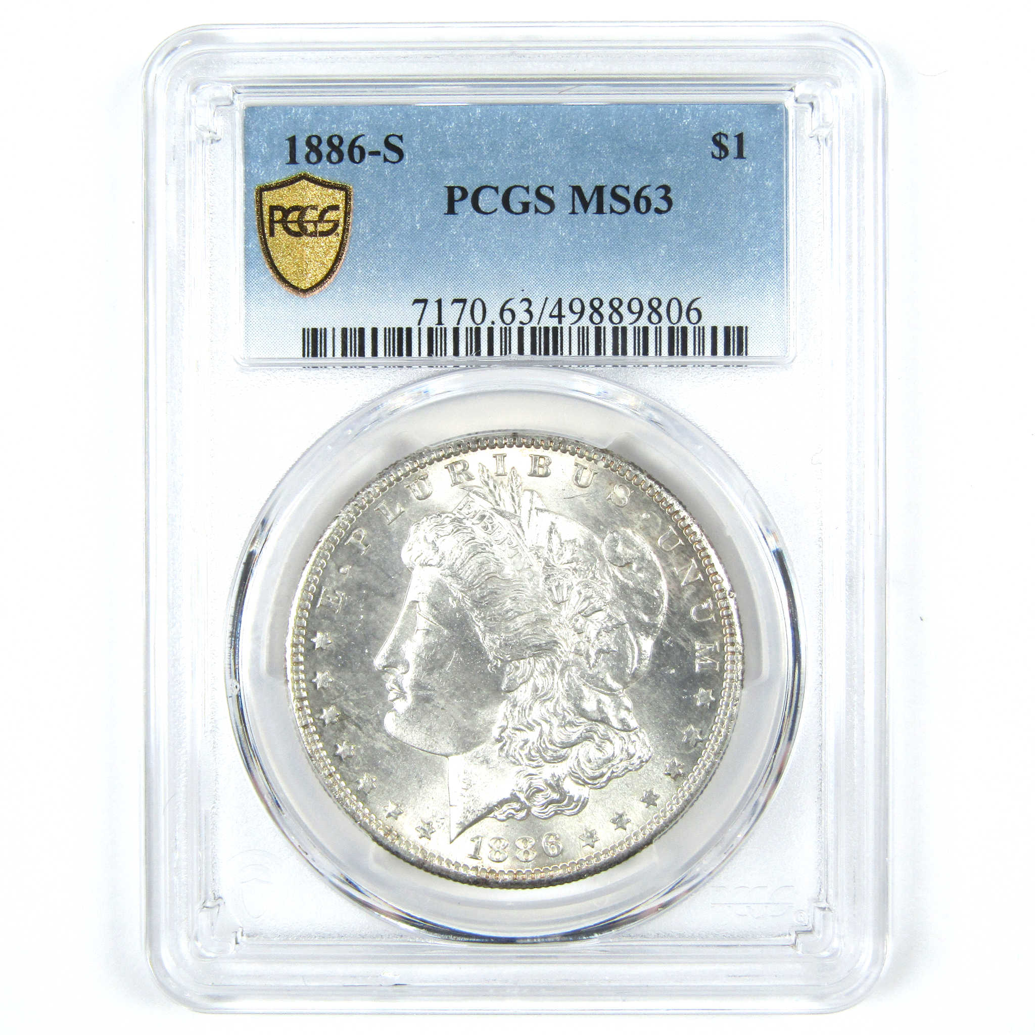 1886 S Morgan Dollar MS 63 PCGS Silver $1 Uncirculated Coin SKU:I15192 - Morgan coin - Morgan silver dollar - Morgan silver dollar for sale - Profile Coins &amp; Collectibles