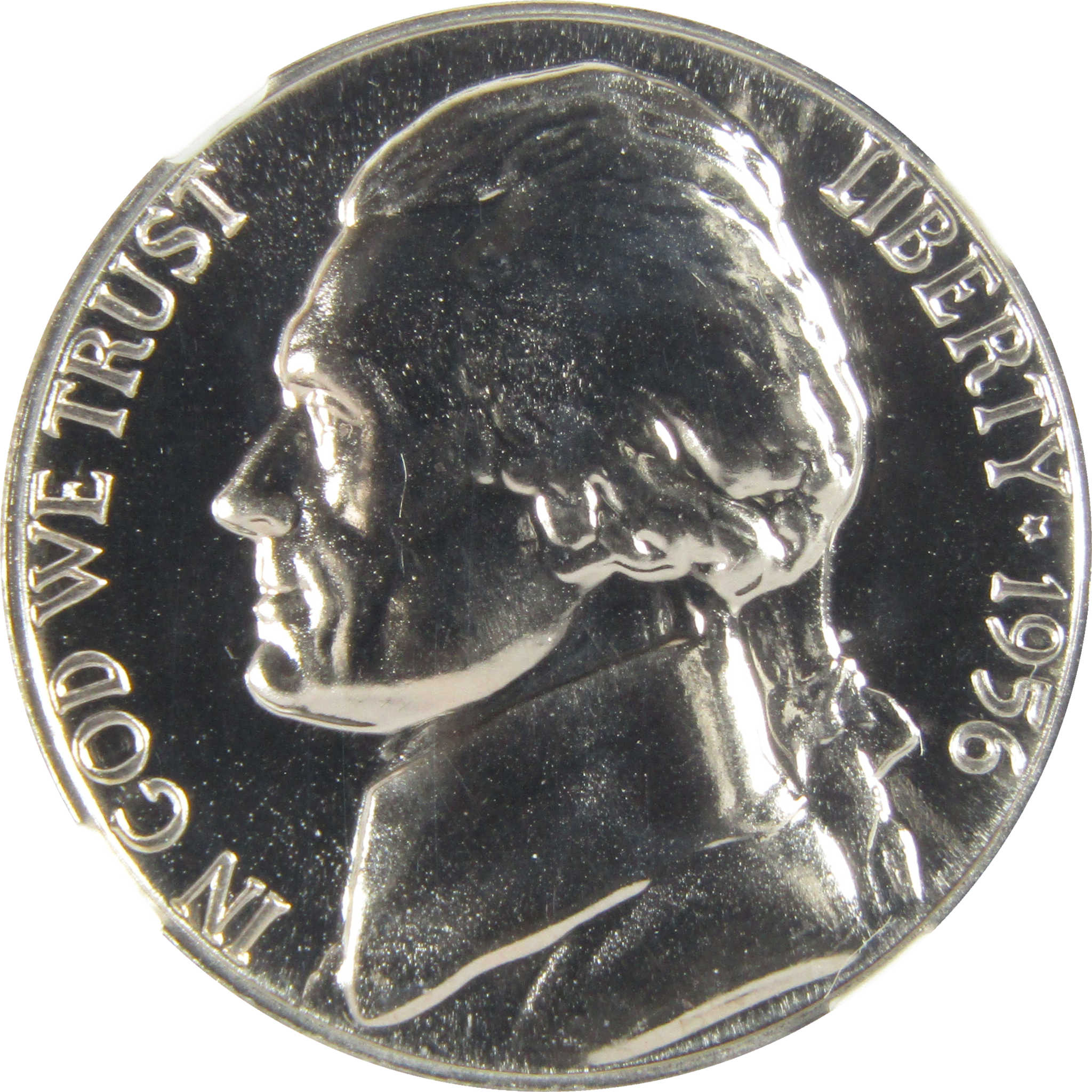 1956 Jefferson Nickel PF 68 NGC Proof 5c Coin Collectible SKU:I27373