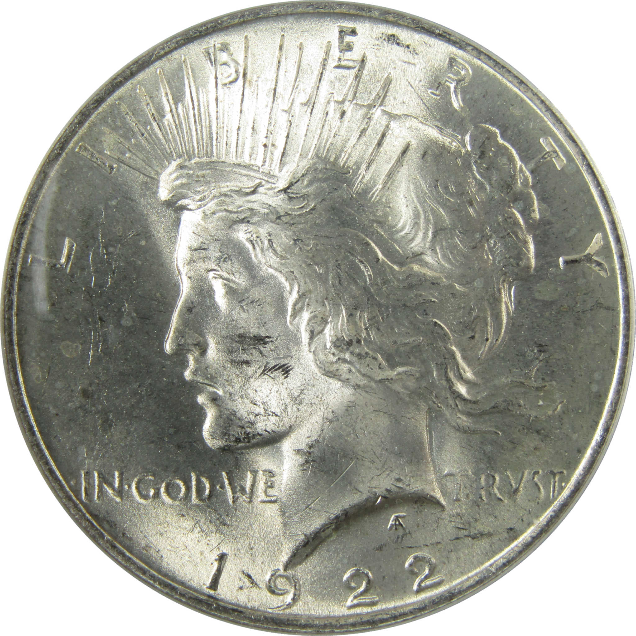 1922 Peace Silver Dollar MS 63 ANACS Uncirculated $1 Coin SKU:I28303