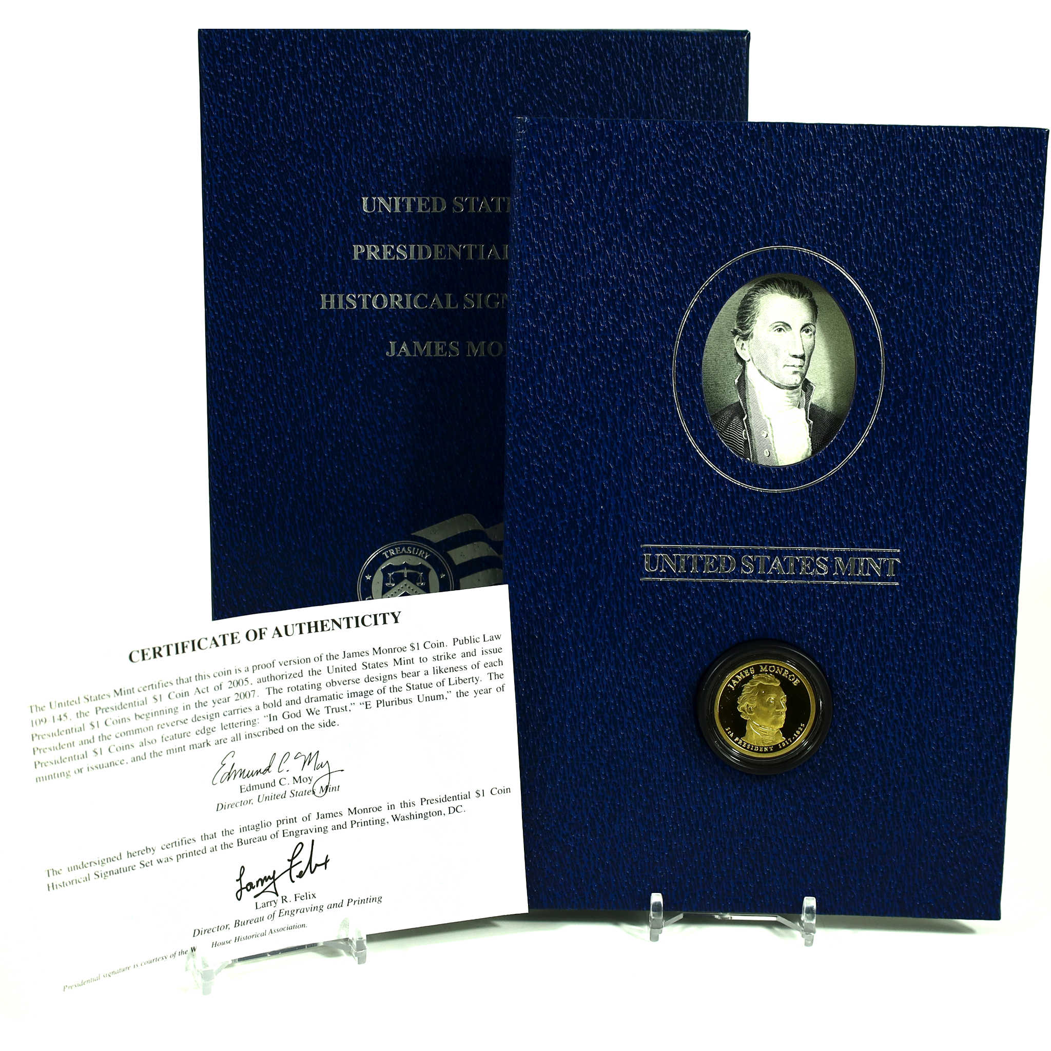 2008 S James Monroe Presidential Dollar $1 Proof Coin SKU:CPC8980