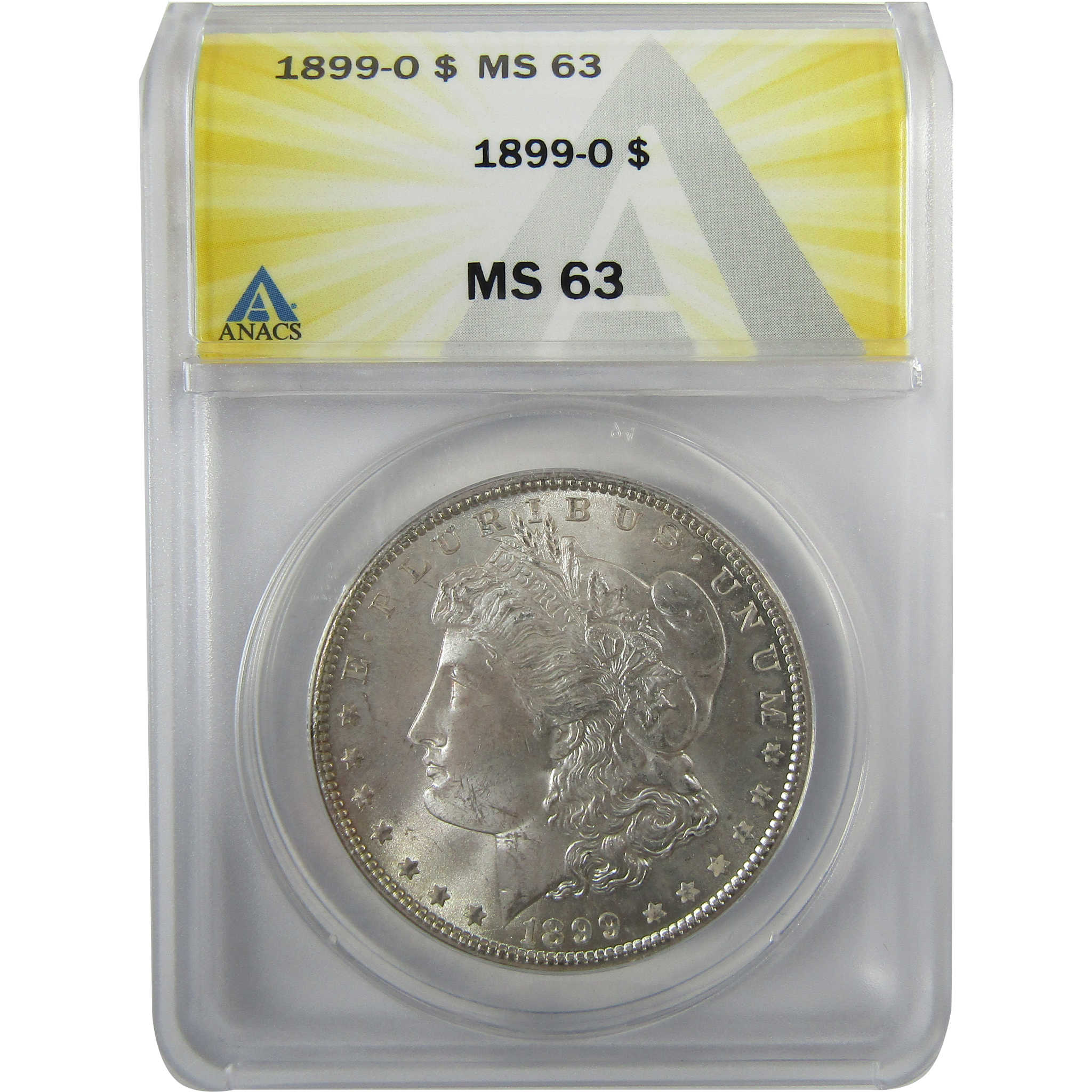 1899 O Morgan Silver Dollar MS 63 ANACS Uncirculated $1 CoinSKU:I28072