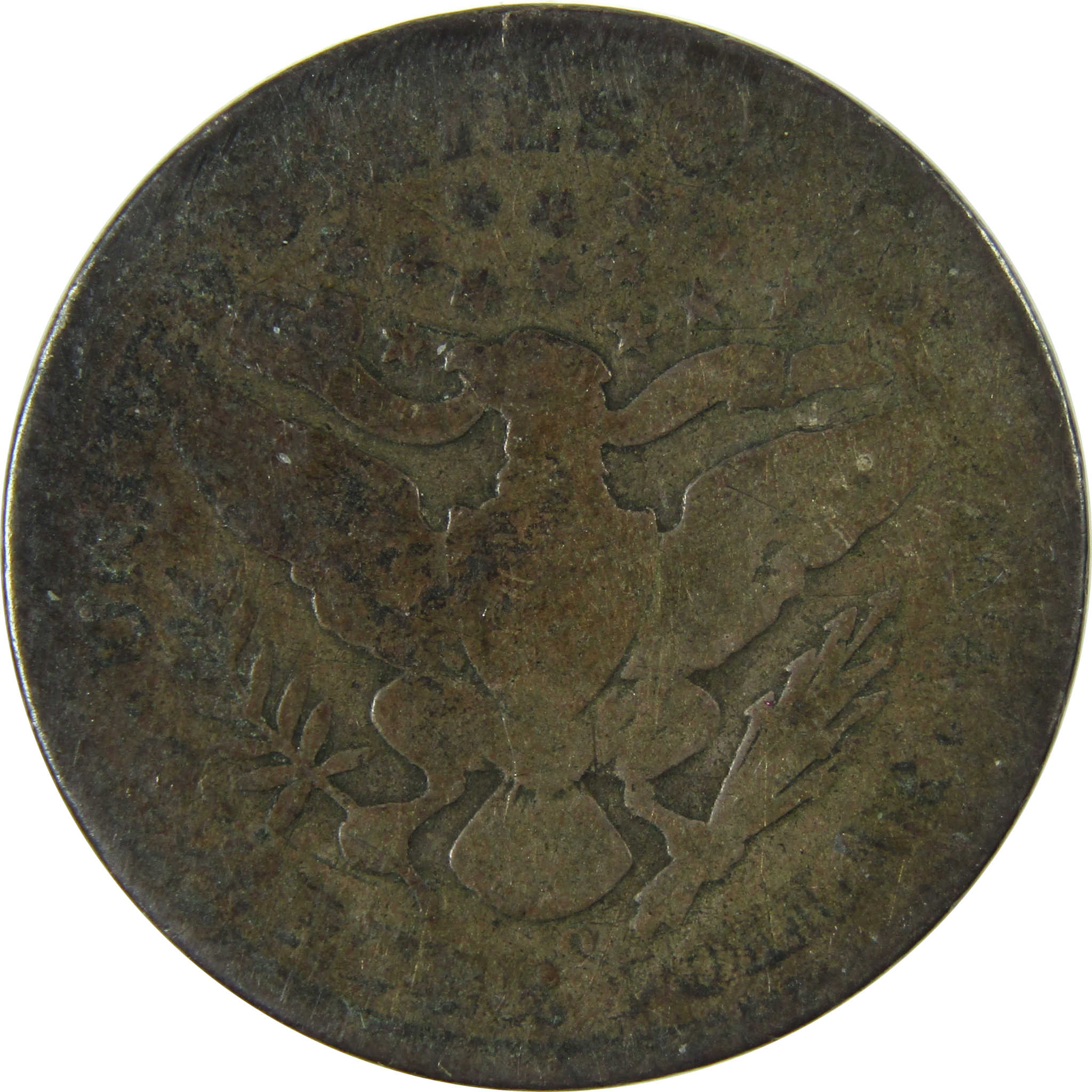 1896 O Barber Silver Quarter AG About Good SKU:CP895